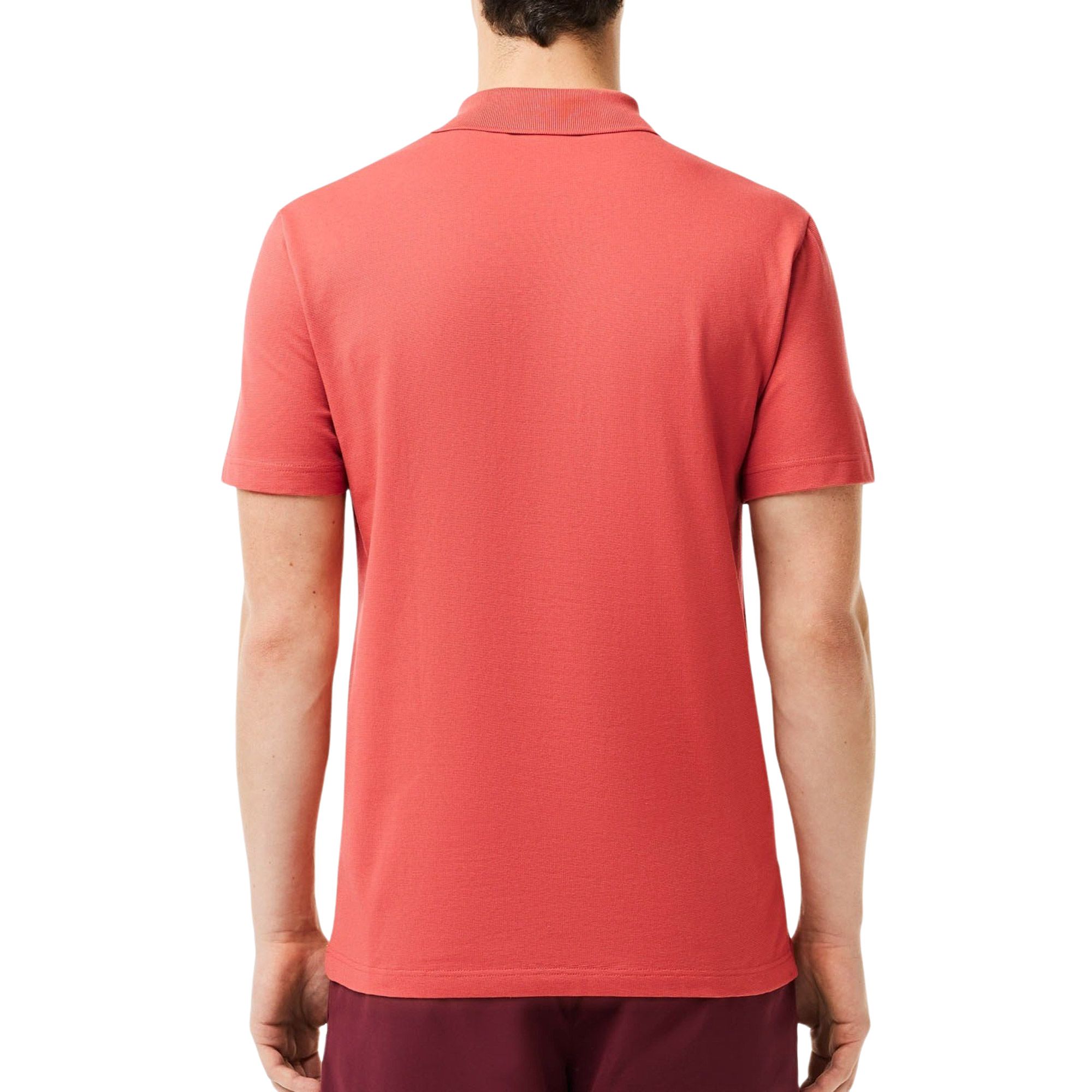 Lacoste Ribbed Collar Polo Heren