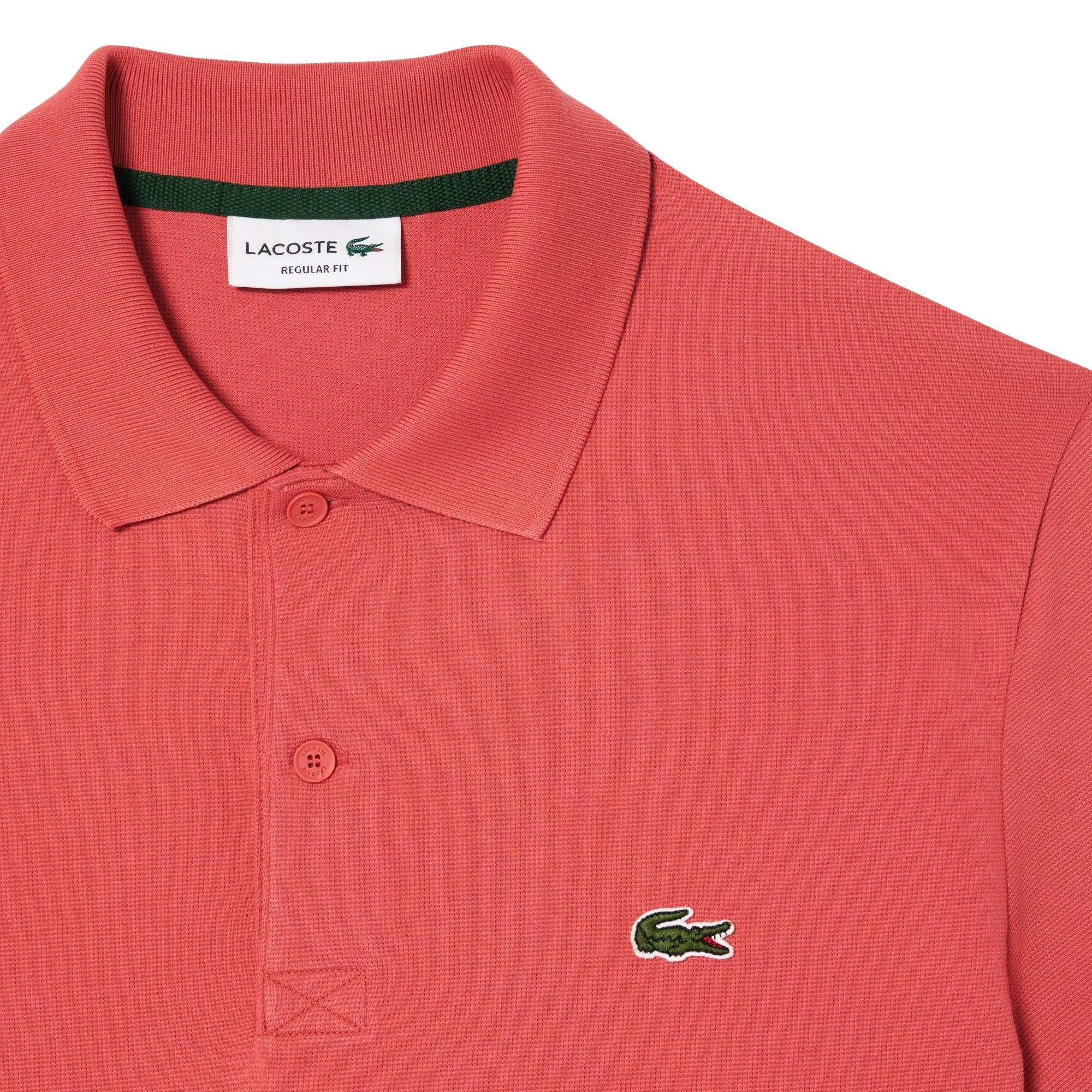 Lacoste Ribbed Collar Polo Heren