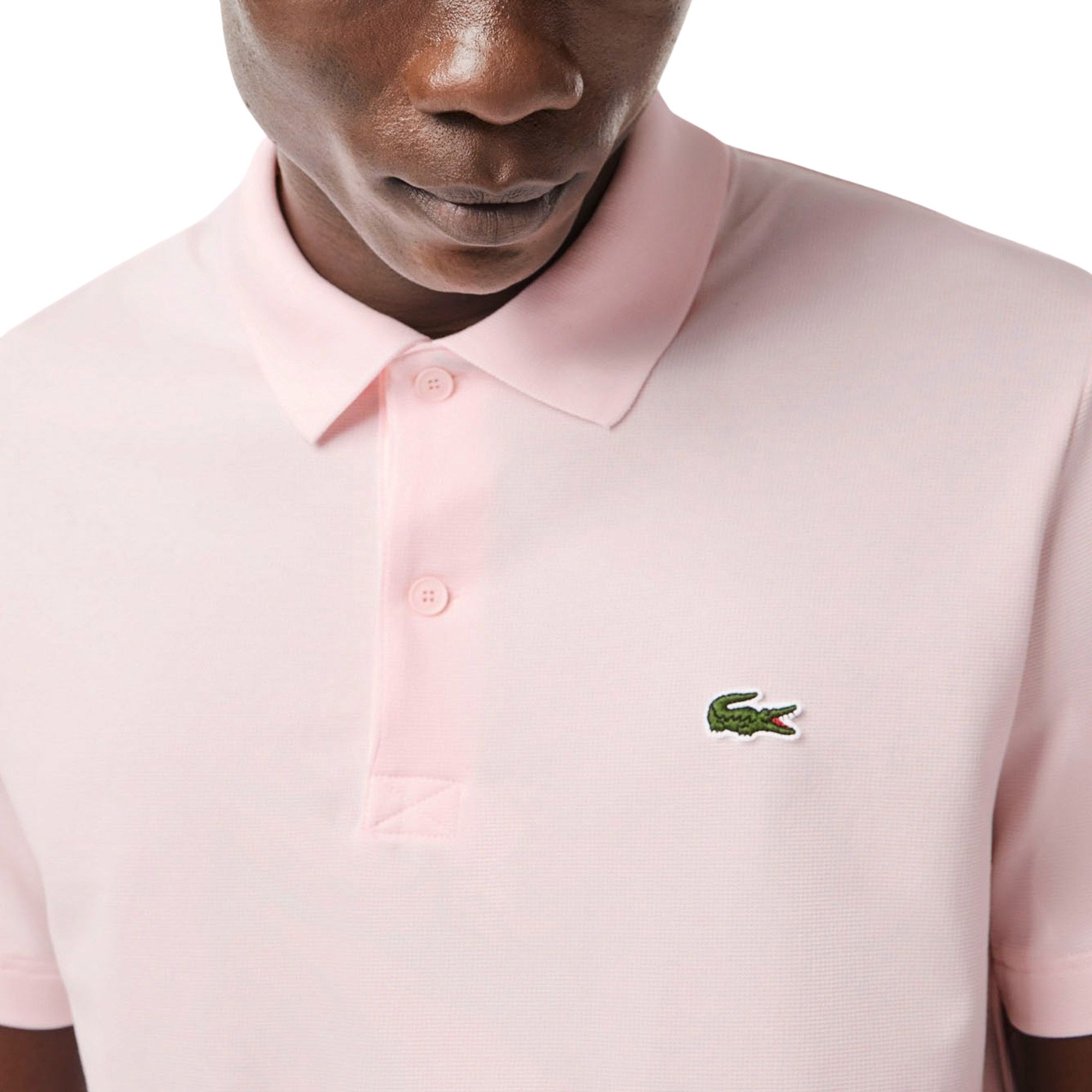 Lacoste Ribbed Collar Polo Heren