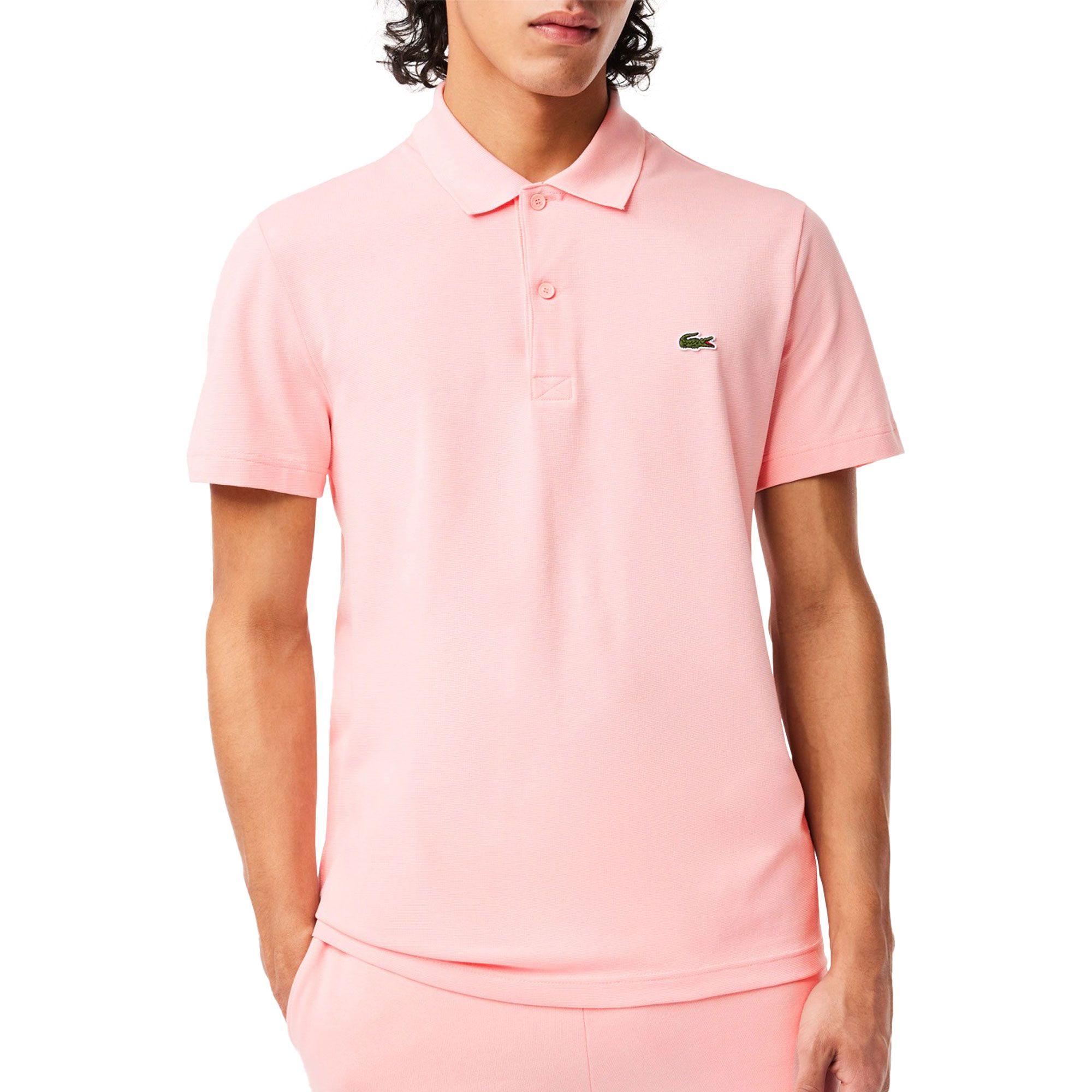 Lacoste Ribbed Collar Polo Heren