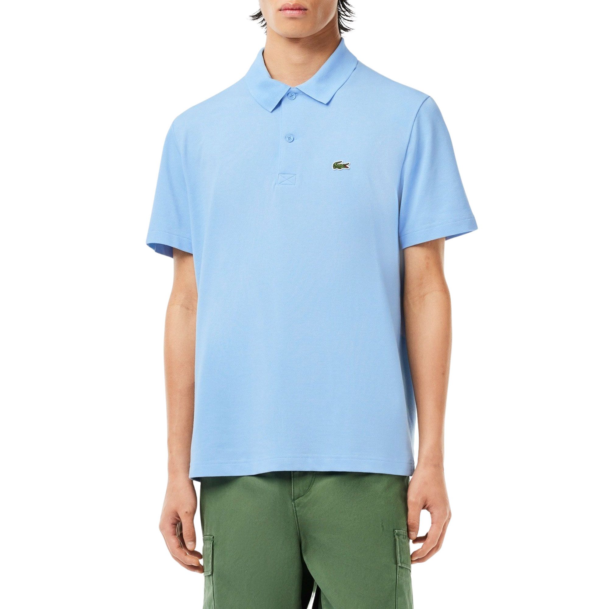 Lacoste Ribbed Collar Polo Heren