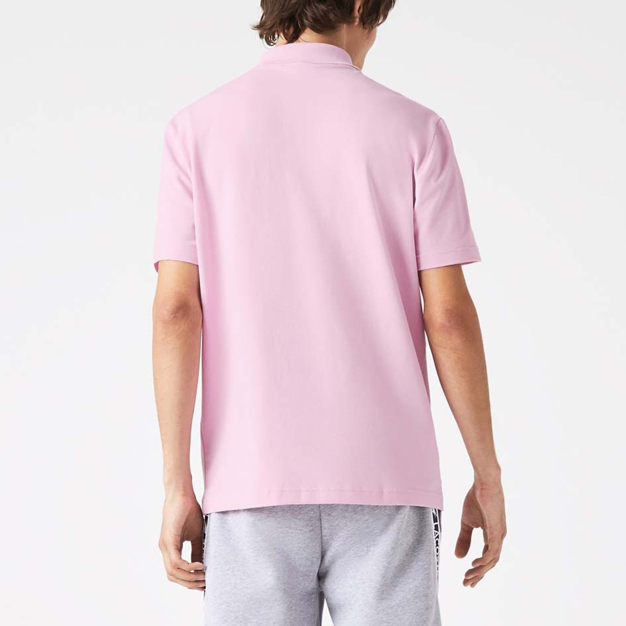 Lacoste Ribbed Collar Polo Heren