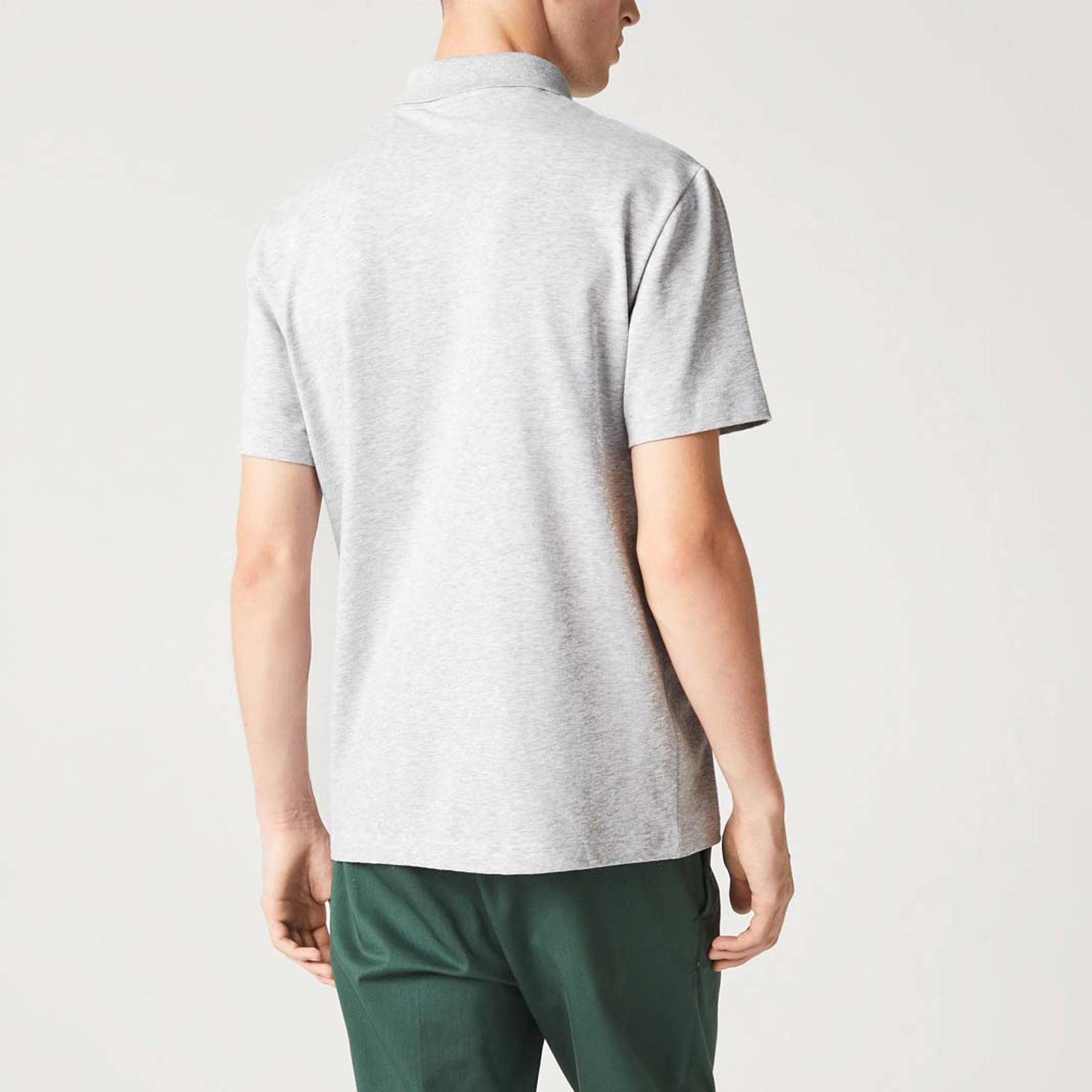Lacoste Ribbed Collar Polo Heren