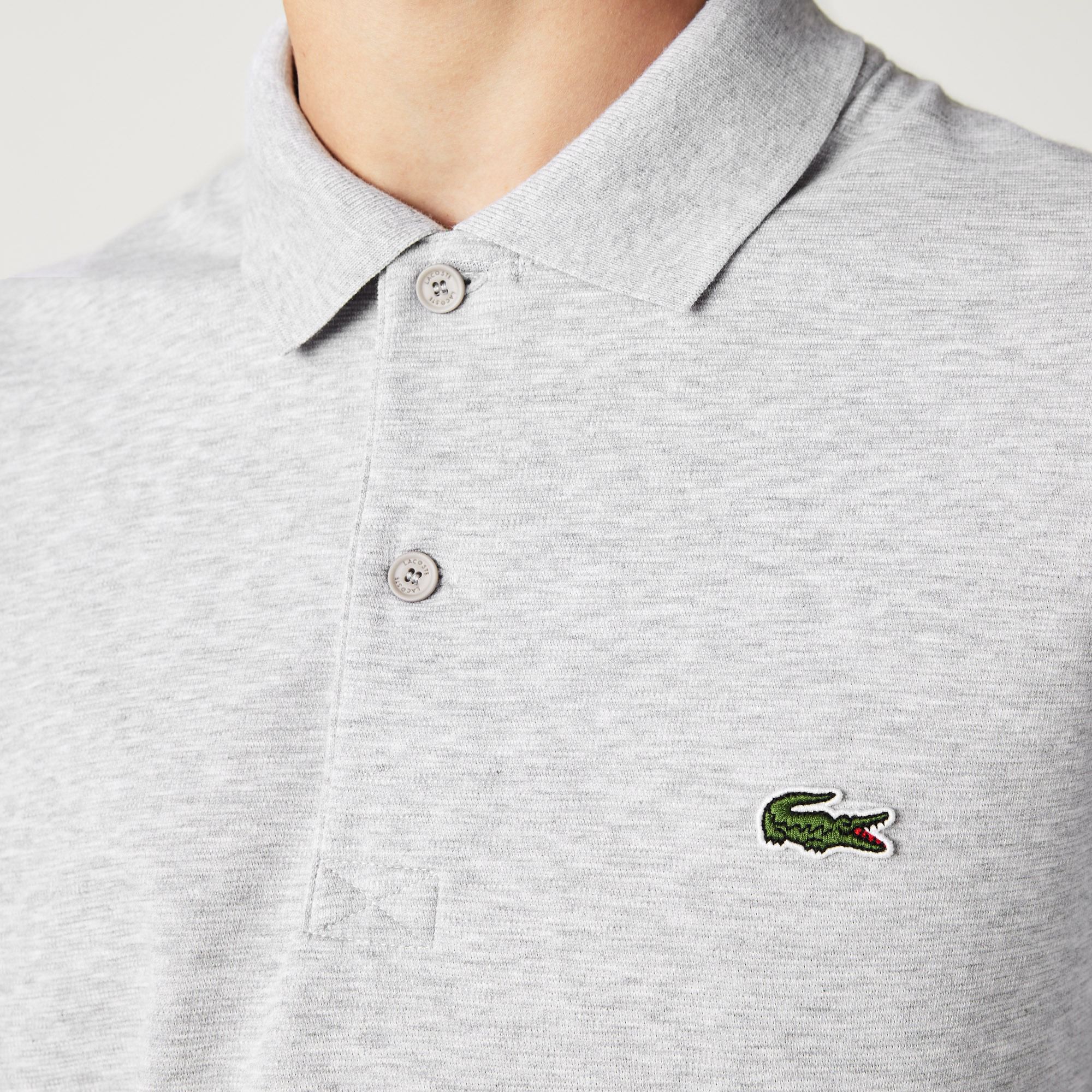 Lacoste Ribbed Collar Polo Heren