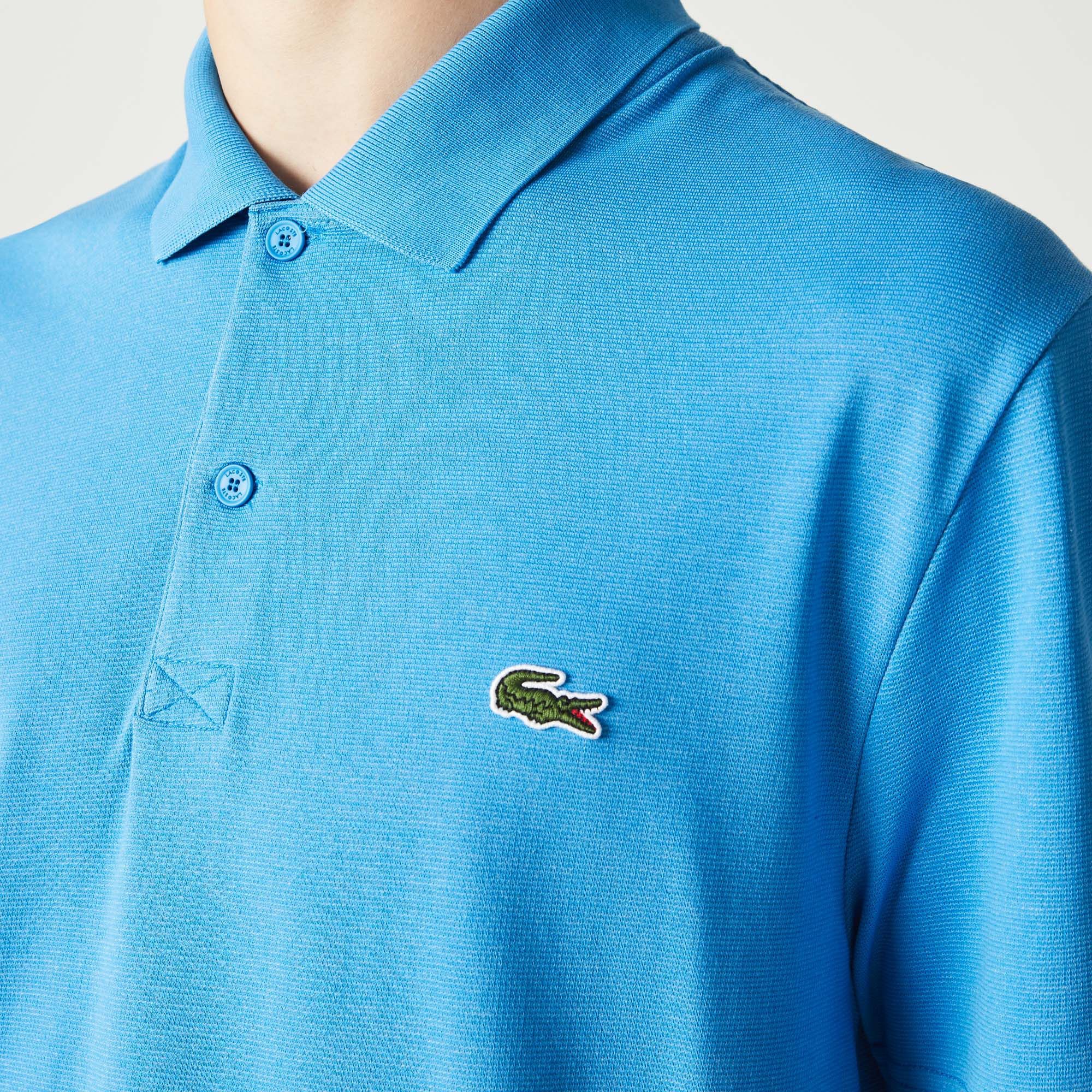 Lacoste Ribbed Collar Polo Heren