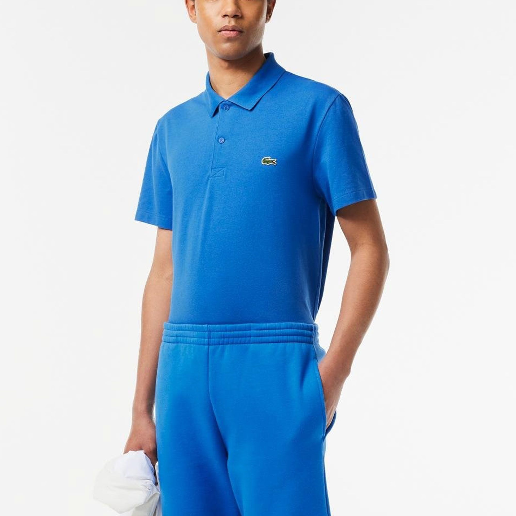 Lacoste Ribbed Collar Polo Heren