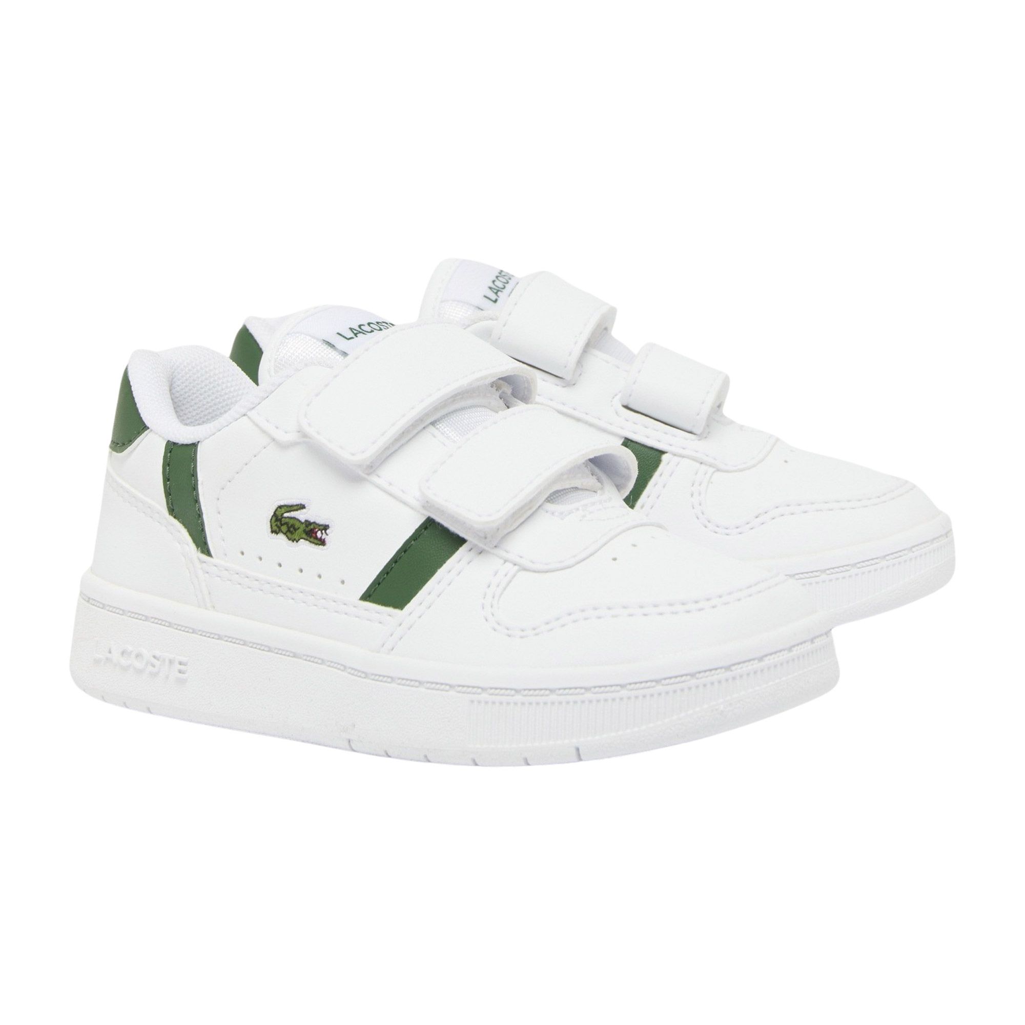 Lacoste babysneaker groen en wit