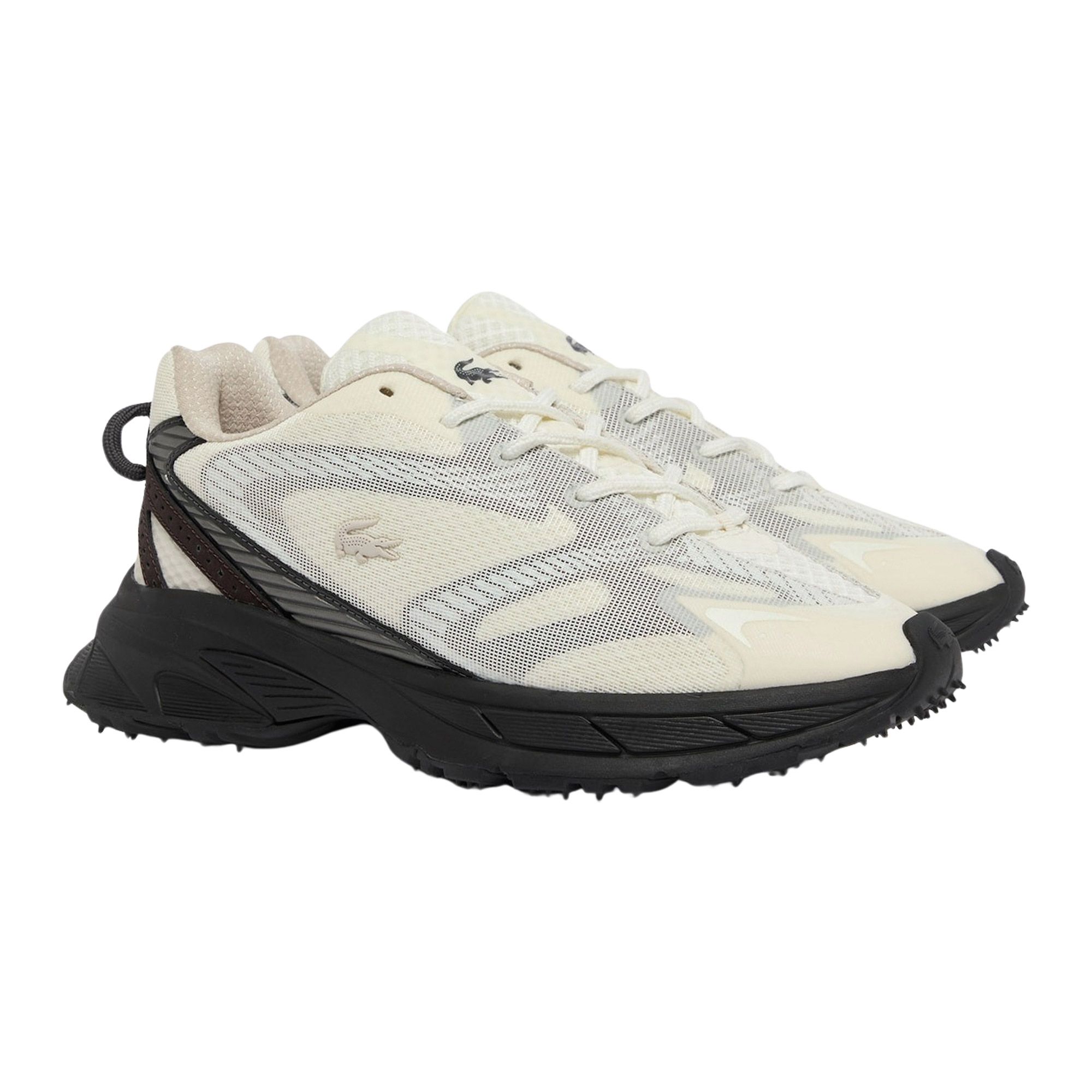 Lacoste L003 herensneaker zwart, grijs en wit