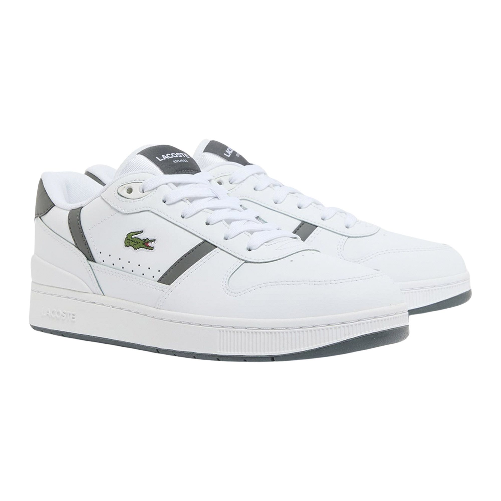 Lacoste herensneaker grijs en wit