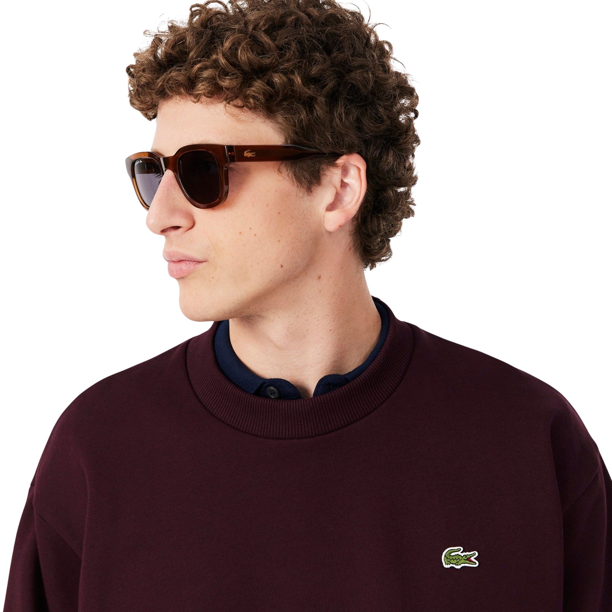 Pull Lacoste Fleece Sweater Hommes