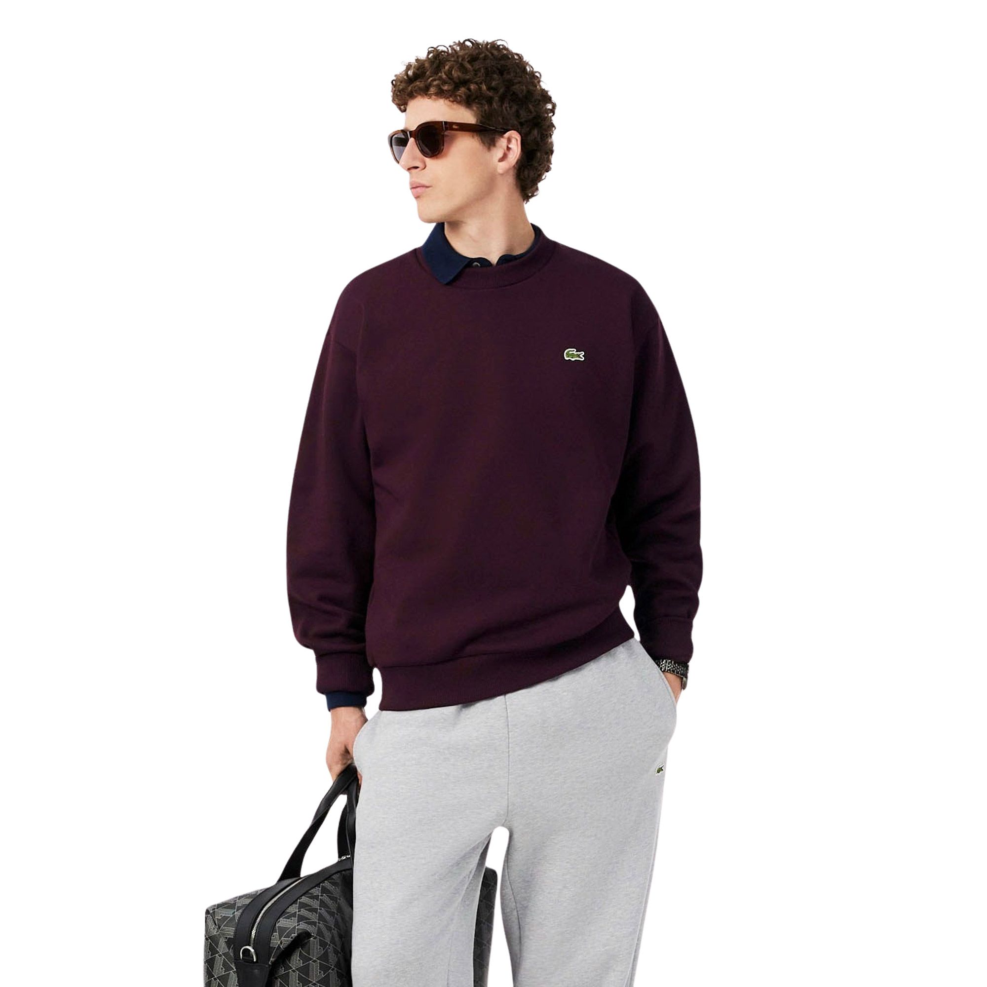 Pull Lacoste Fleece Sweater Hommes