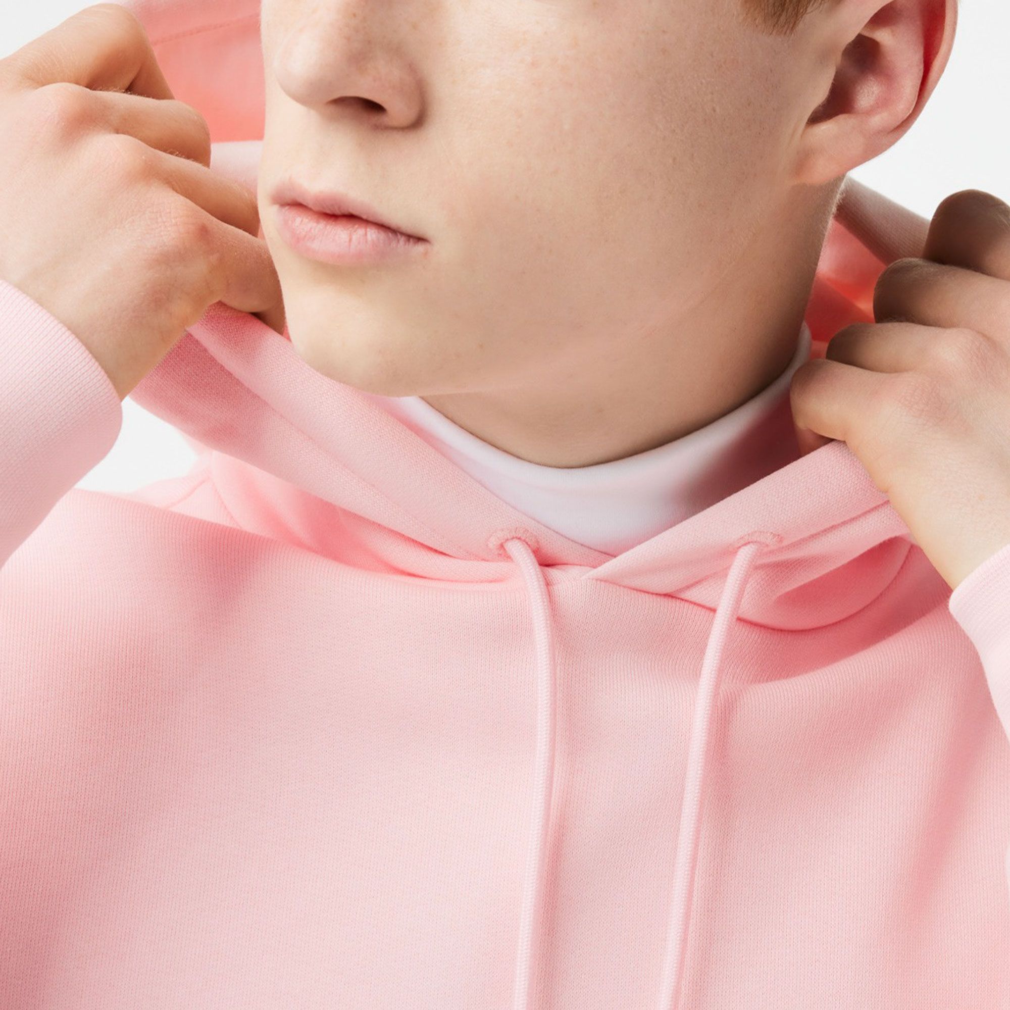 Lacoste Bio Cotton Fleece Hoodie Heren