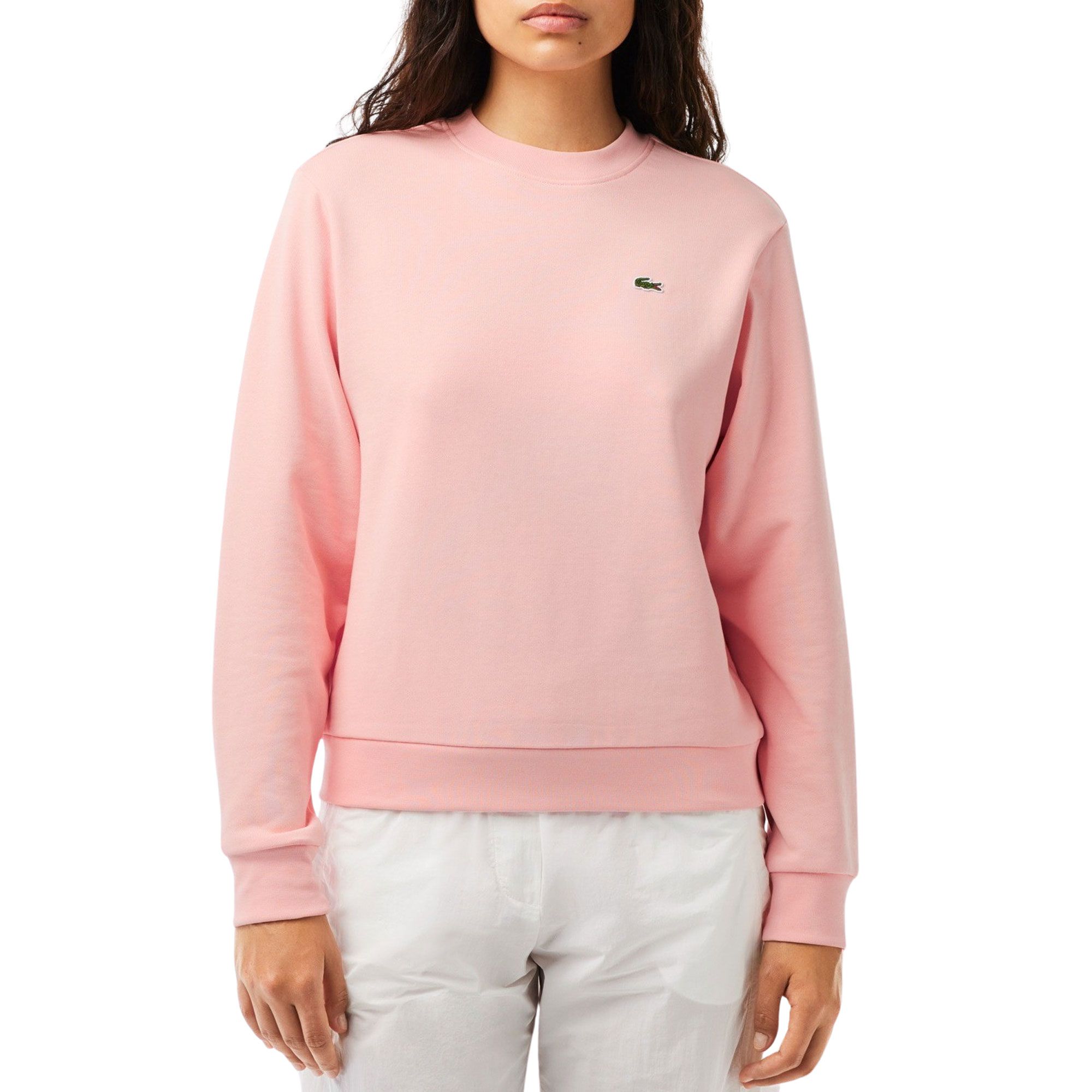 Lacoste Colorblock Fleece Crew Sweater Dames