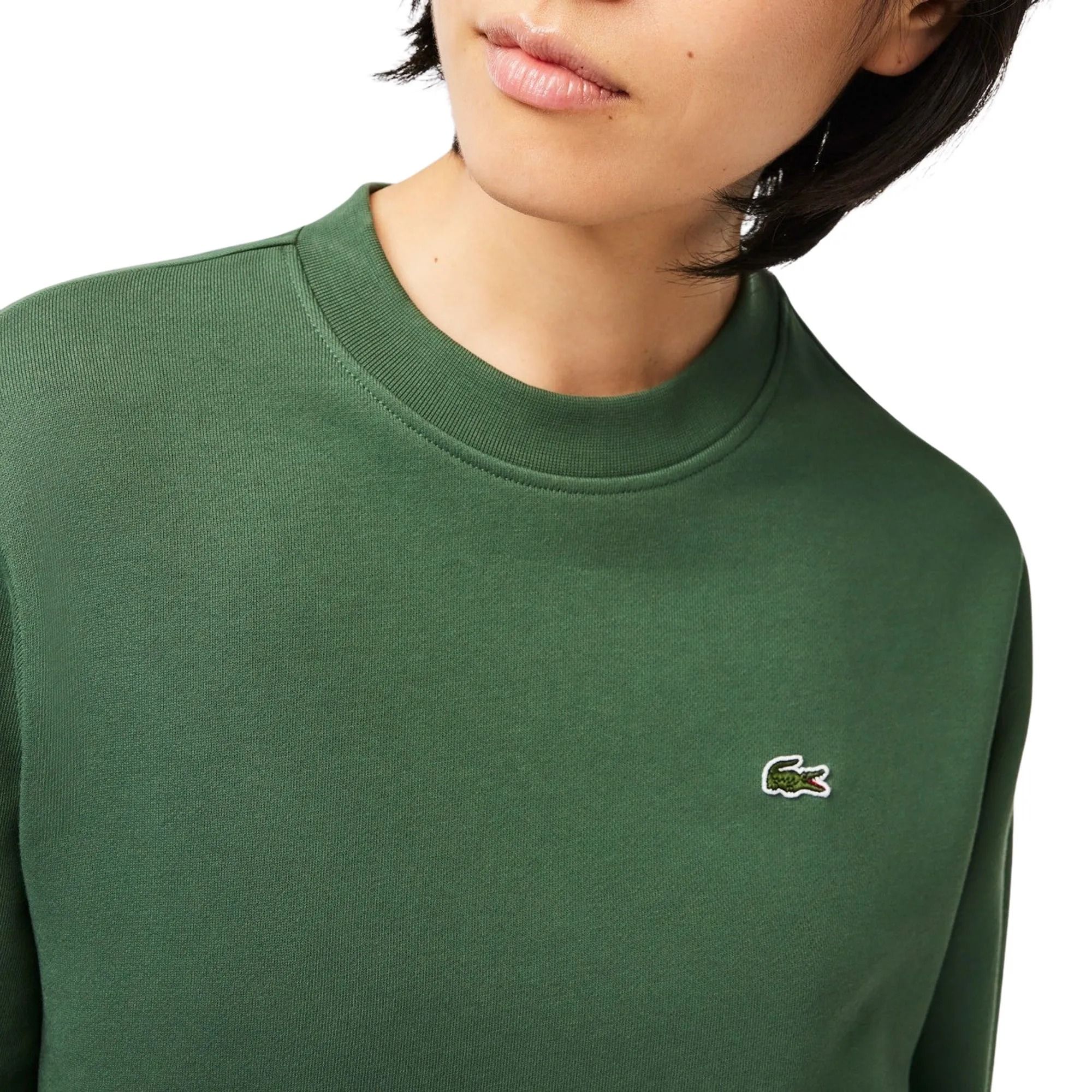 Lacoste Colorblock Fleece Crew Sweater Dames