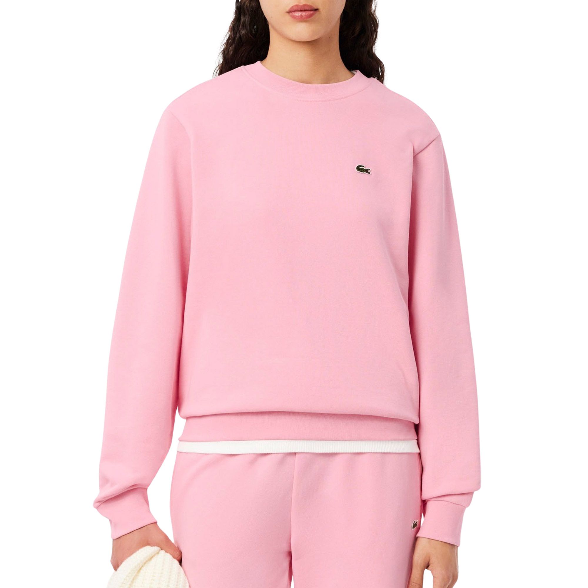 Lacoste Colorblock Fleece Crew Sweater Dames