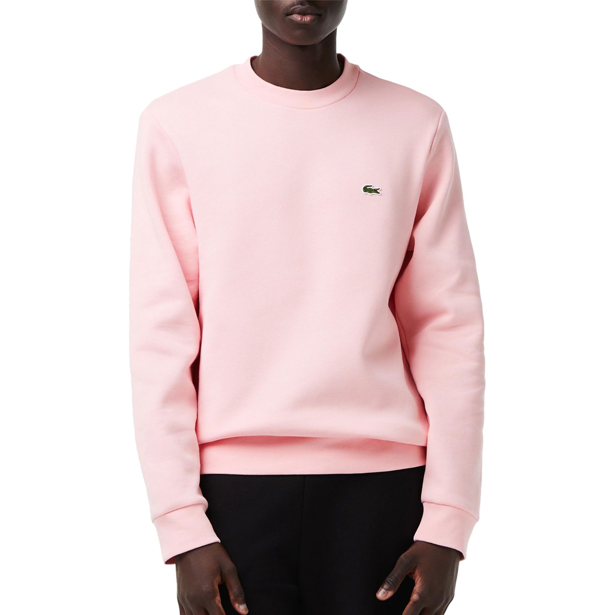 Lacoste Bio Cotton Fleece Crew Sweater Heren