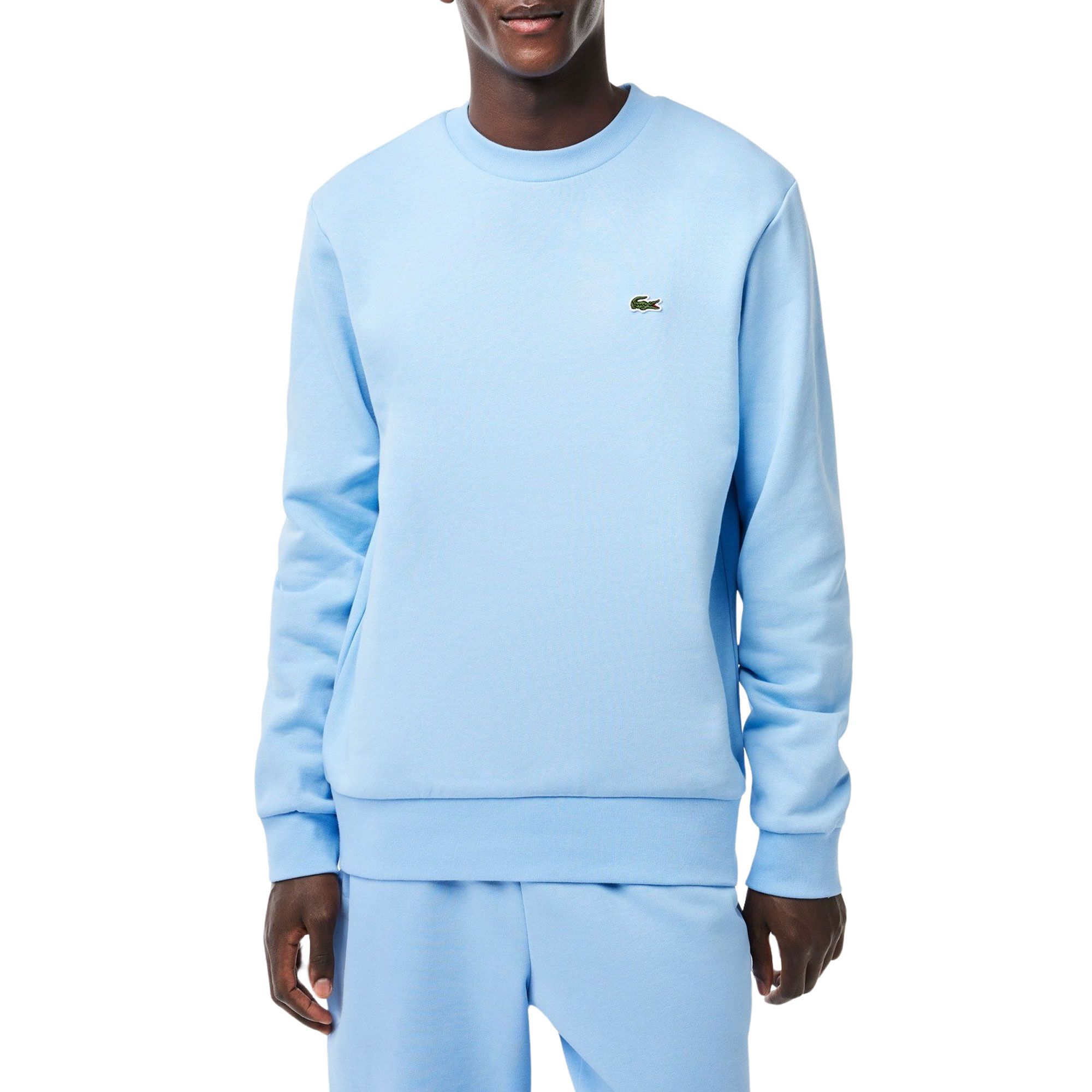 Lacoste Bio Cotton Fleece Crew Sweater Heren