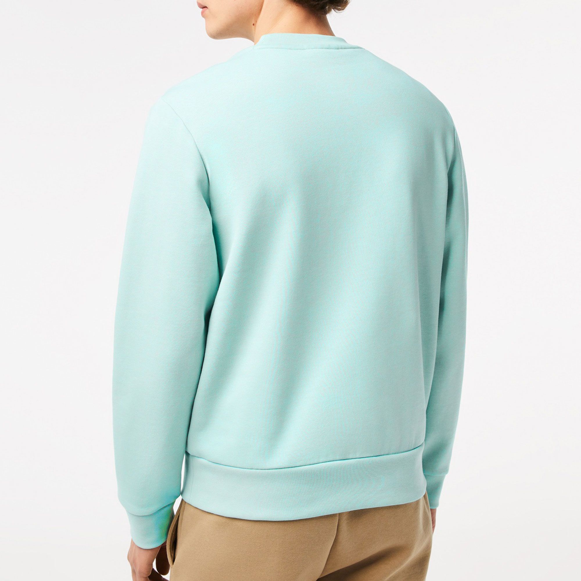 Lacoste Bio Cotton Fleece Crew Sweater Heren