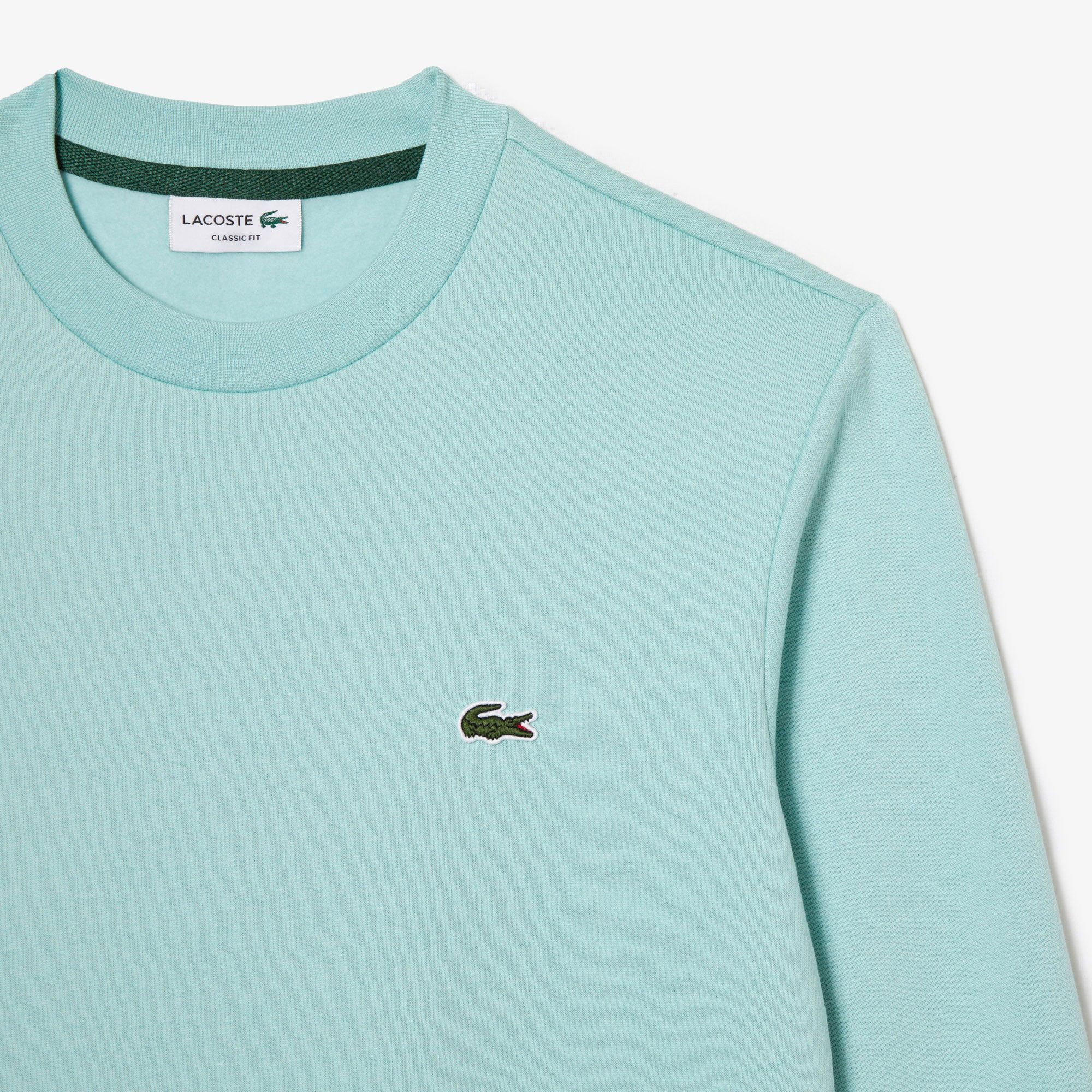 Lacoste Bio Cotton Fleece Crew Sweater Heren