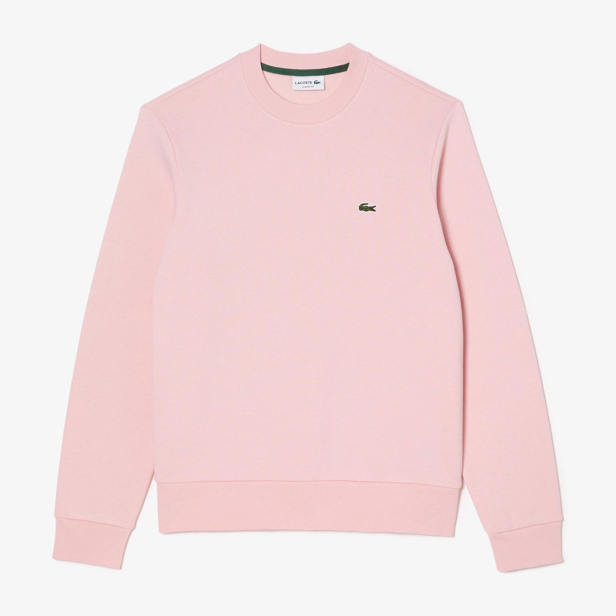 Lacoste Bio Cotton Fleece Crew Sweater Heren