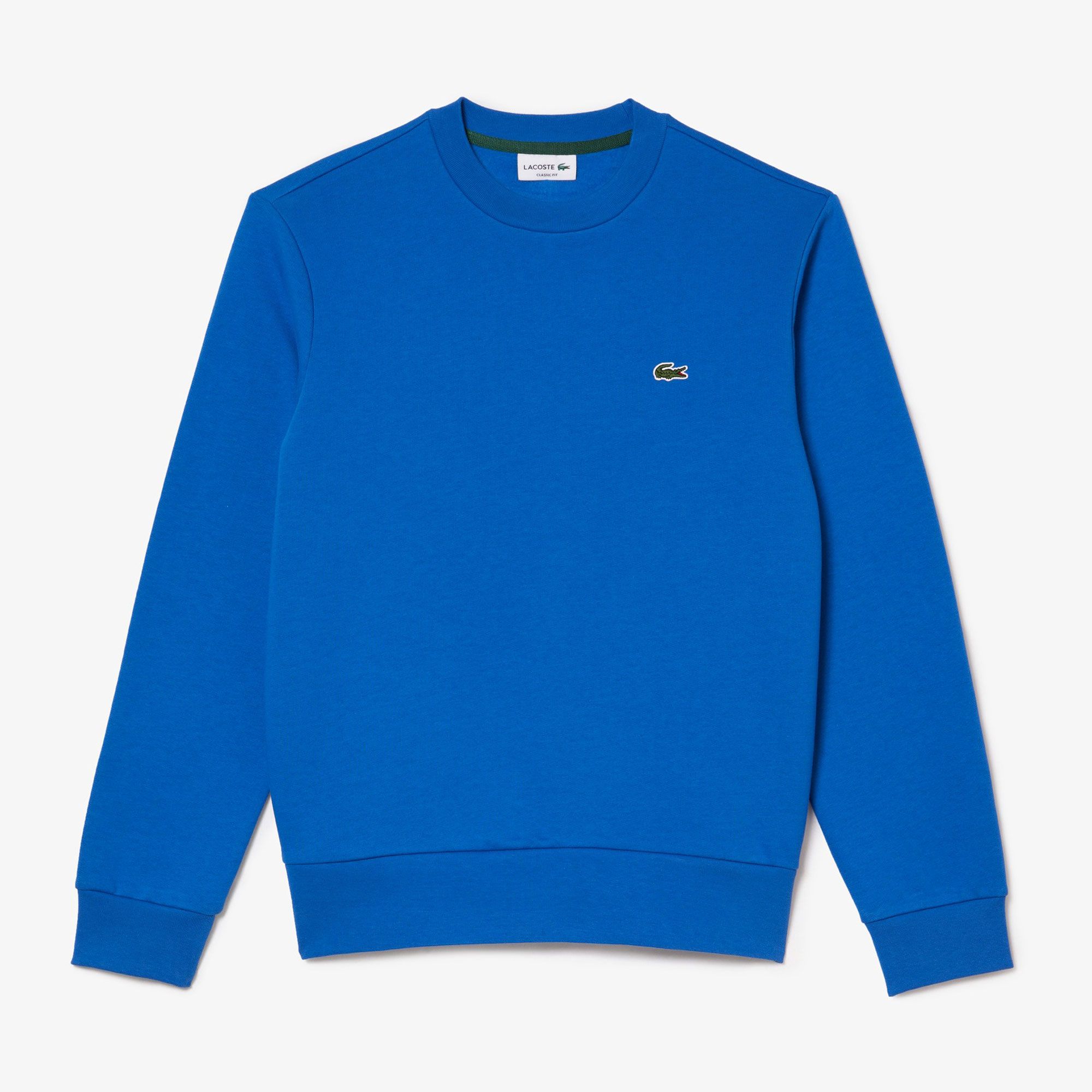 Lacoste Bio Cotton Fleece Crew Sweater Heren