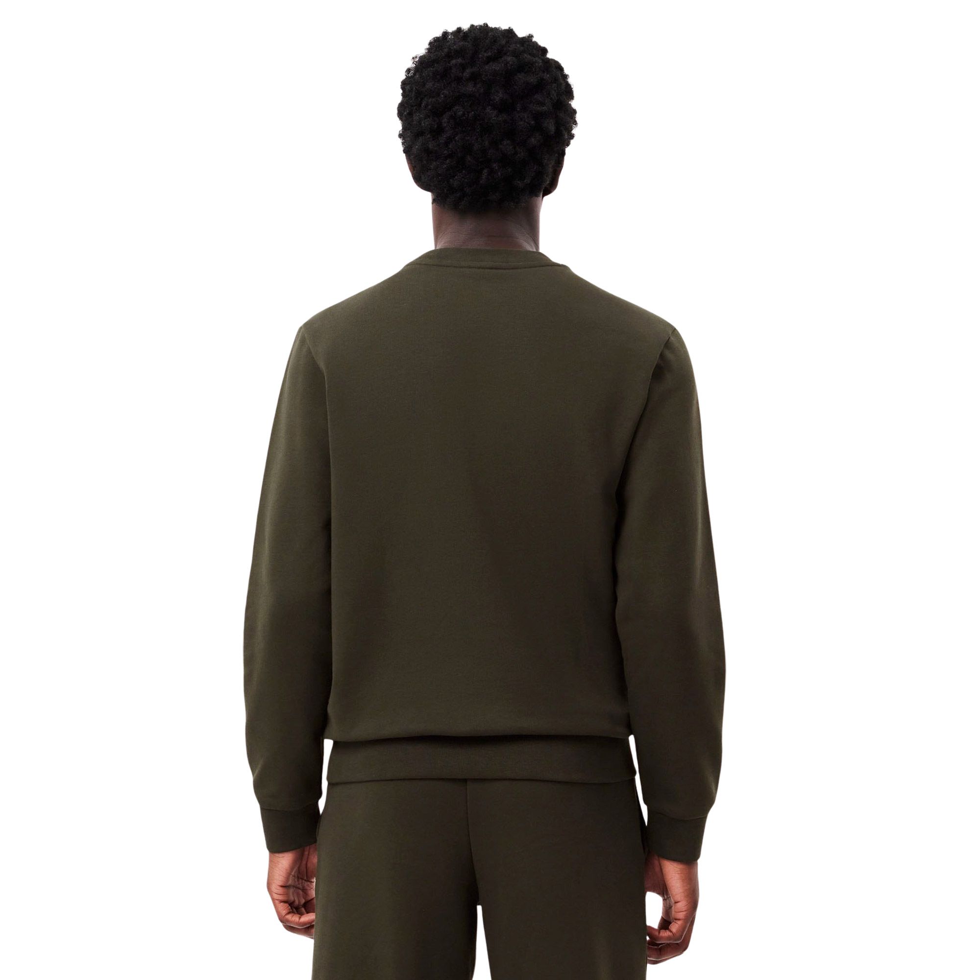 Lacoste Bio Cotton Fleece Crew Sweater Heren