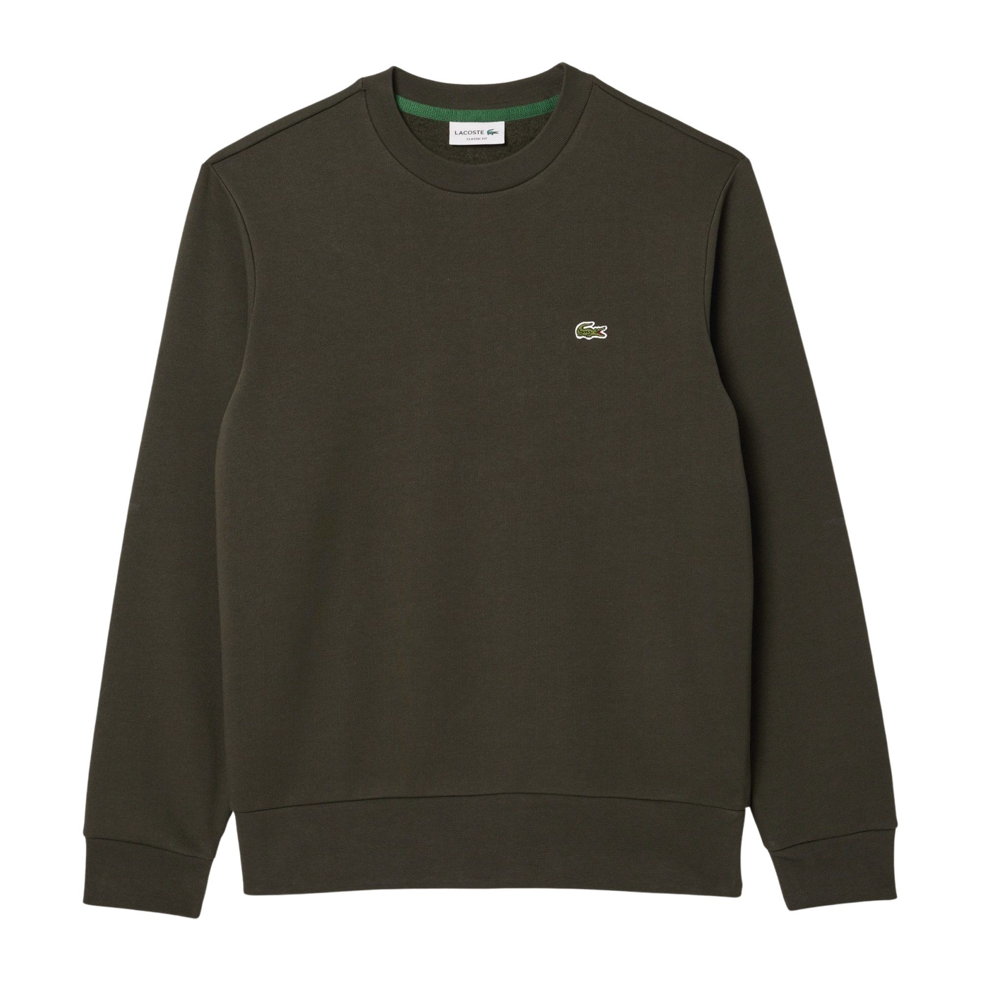Lacoste Bio Cotton Fleece Crew Sweater Heren
