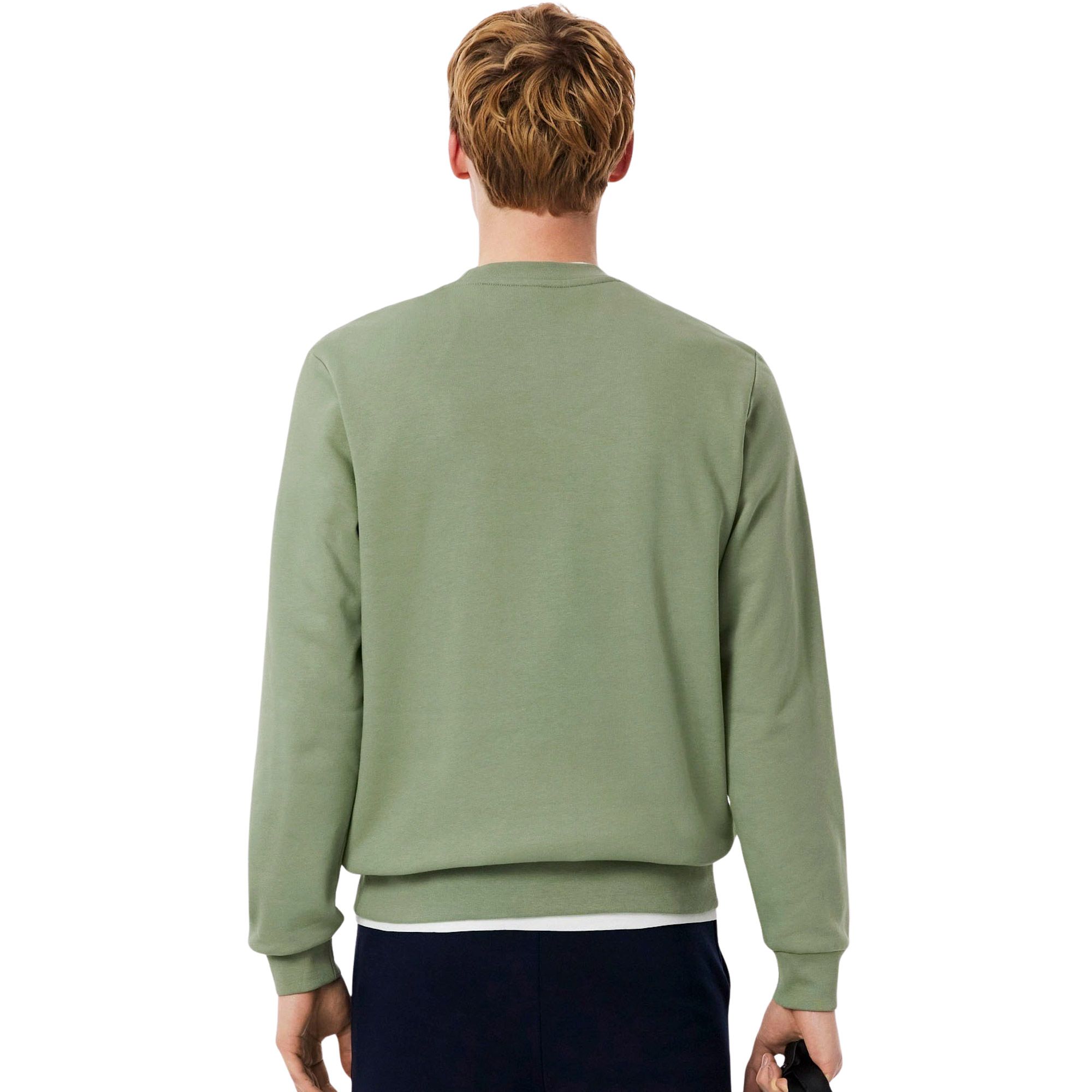 Lacoste Bio Cotton Fleece Crew Sweater Heren