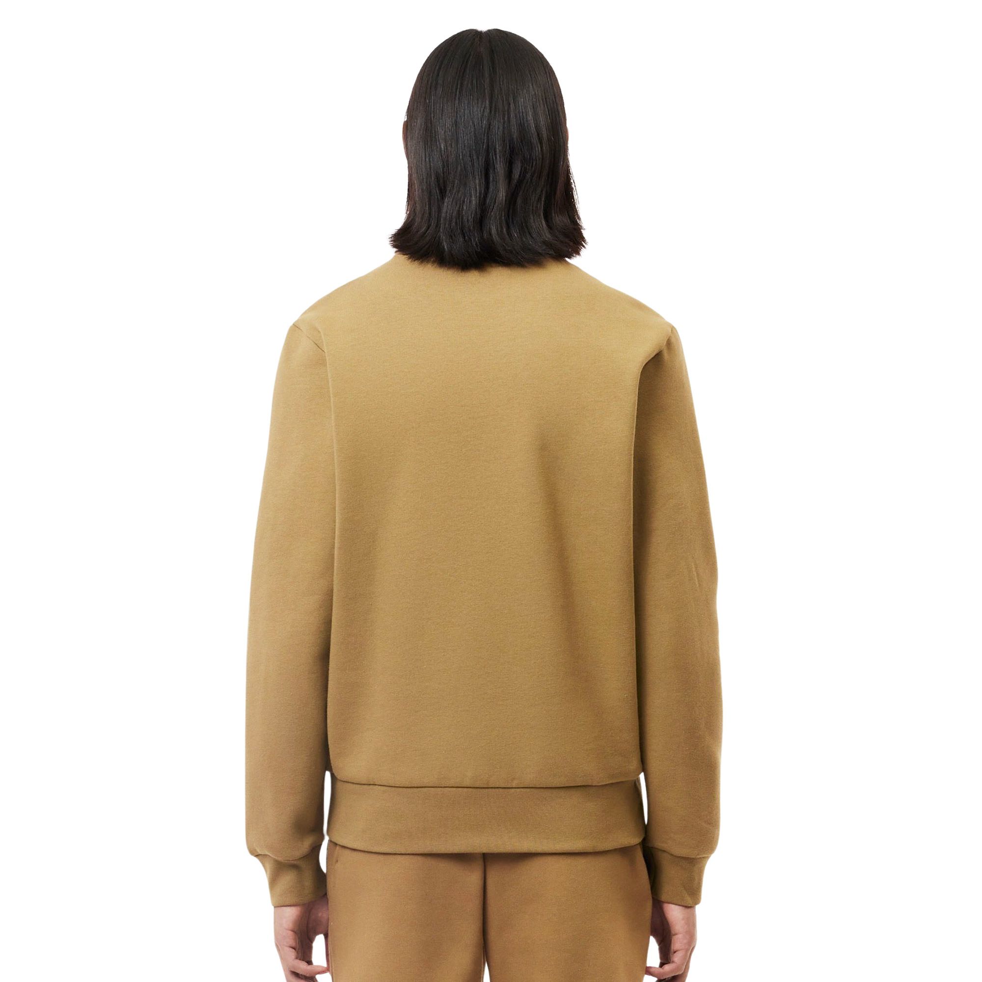 Lacoste Bio Cotton Fleece Crew Sweater Heren