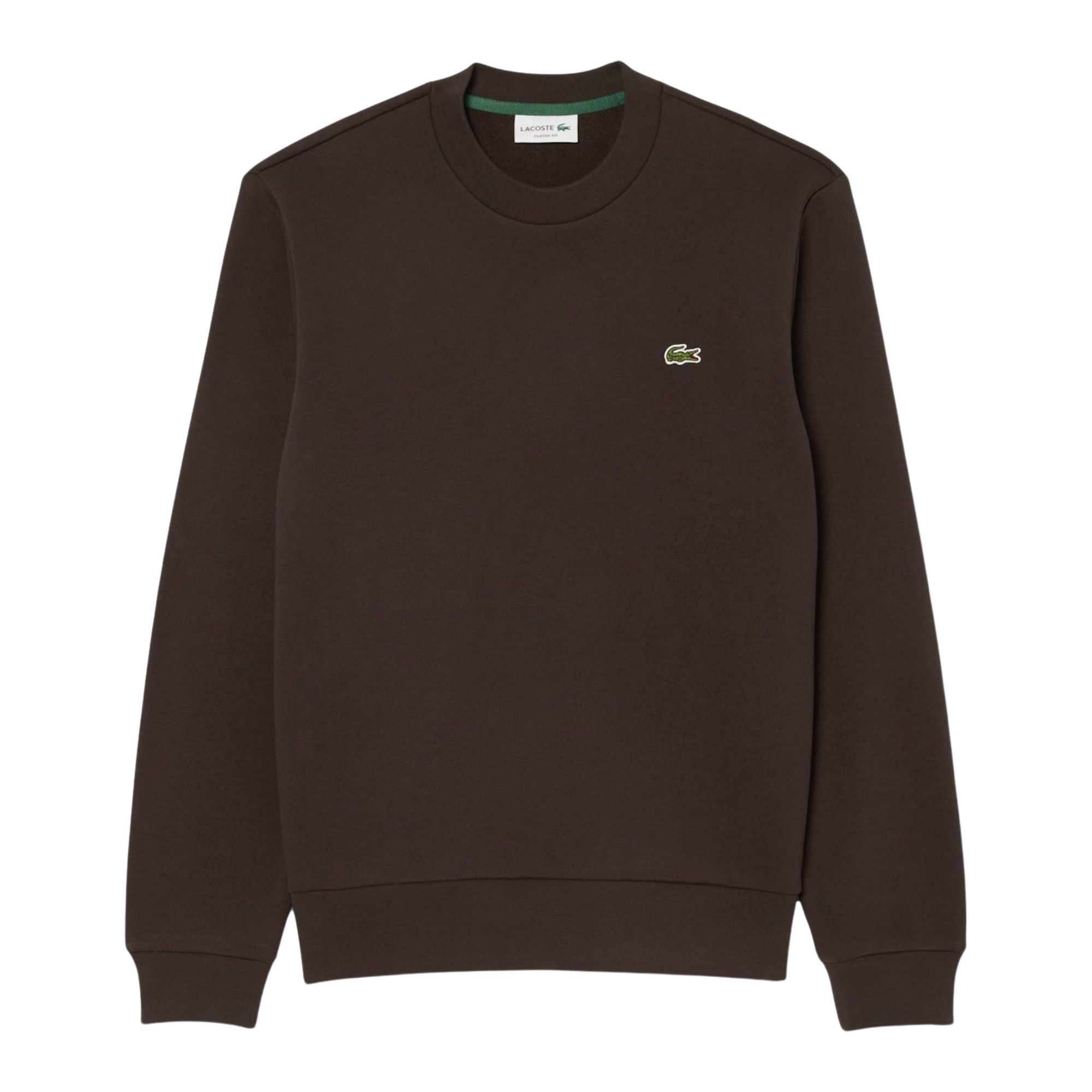 Lacoste Bio Cotton Fleece Crew Sweater Heren