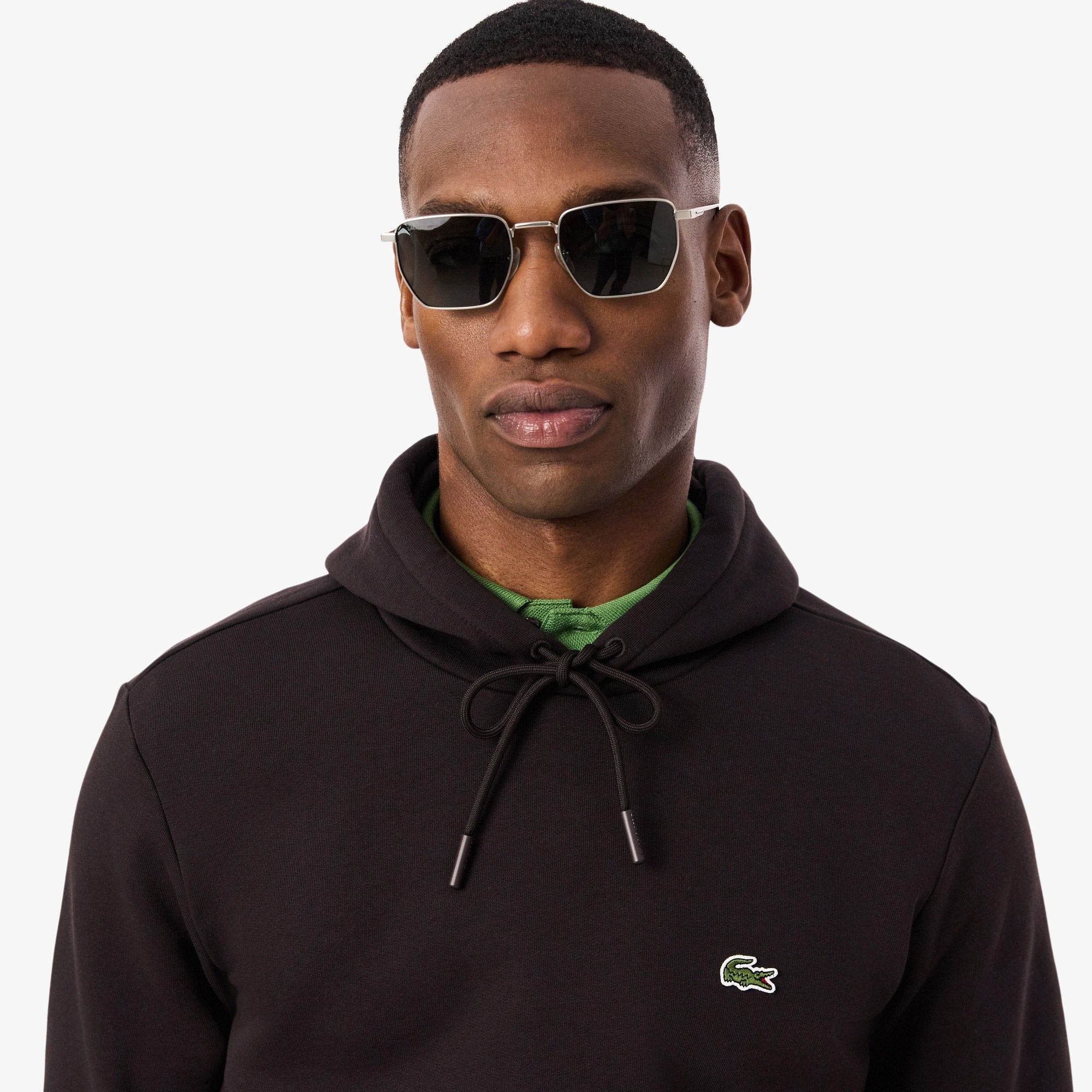 Lacoste Bio Cotton Fleece Hoodie Heren