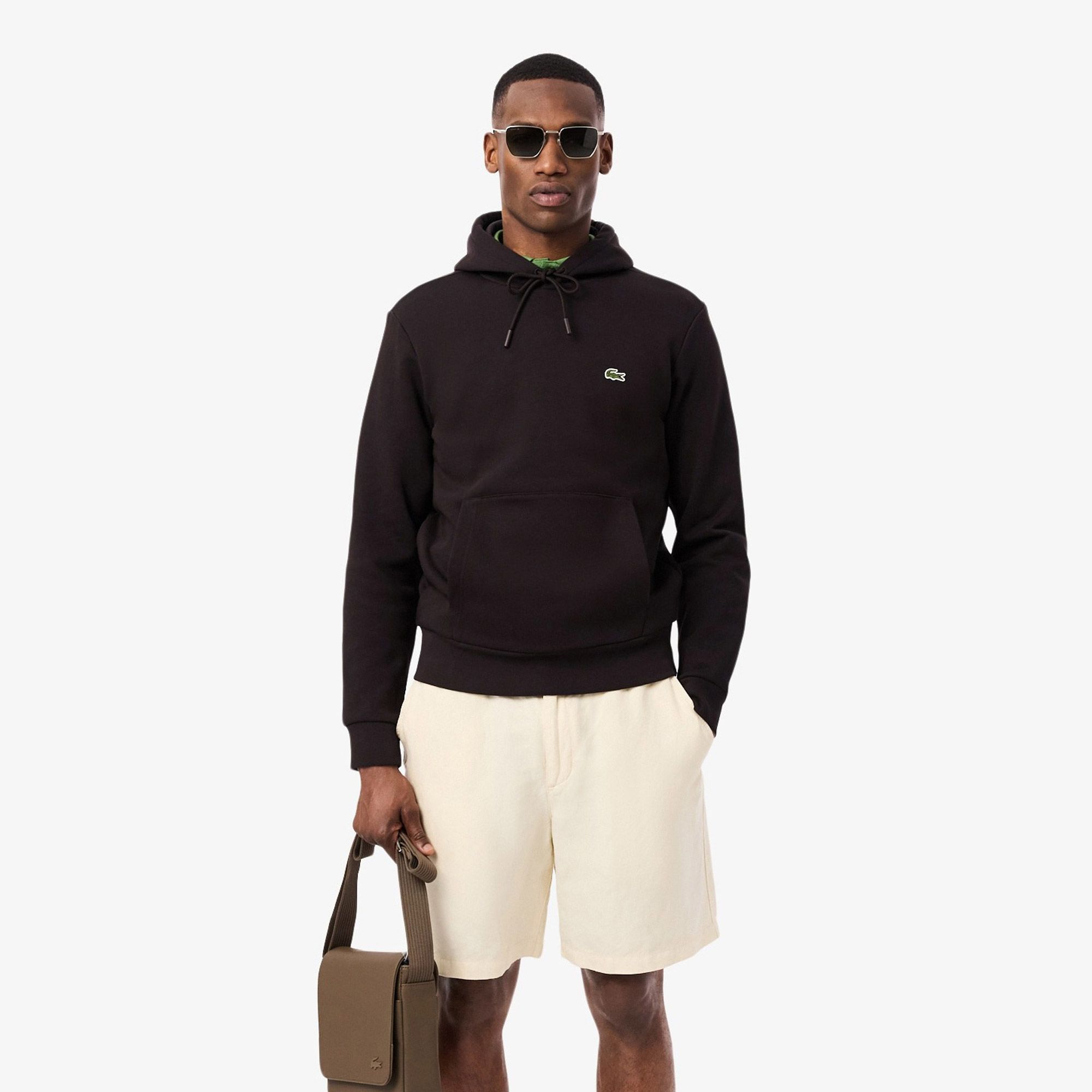Lacoste Bio Cotton Fleece Hoodie Heren
