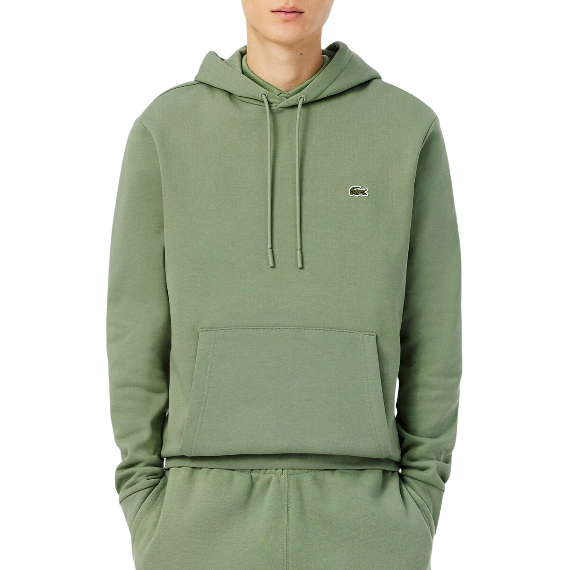 Lacoste Bio Cotton Fleece Hoodie Heren