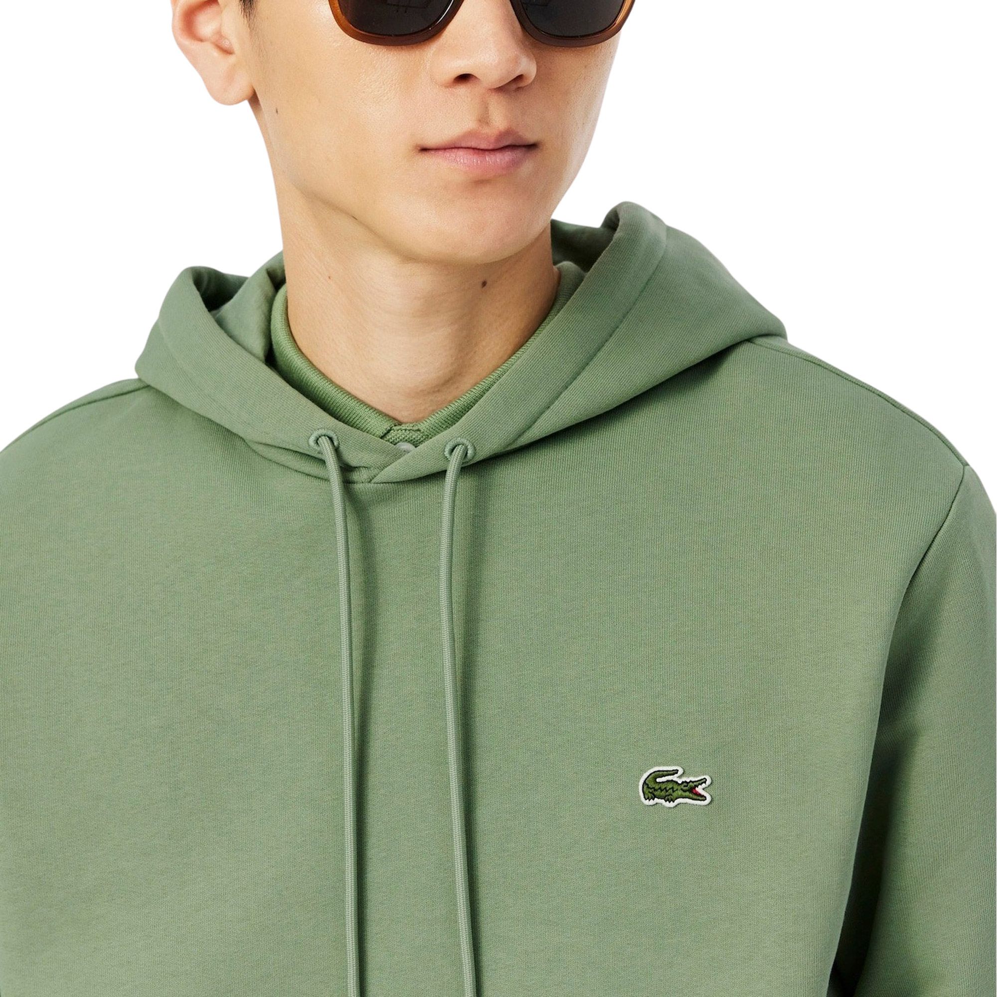 Lacoste Bio Cotton Fleece Hoodie Heren