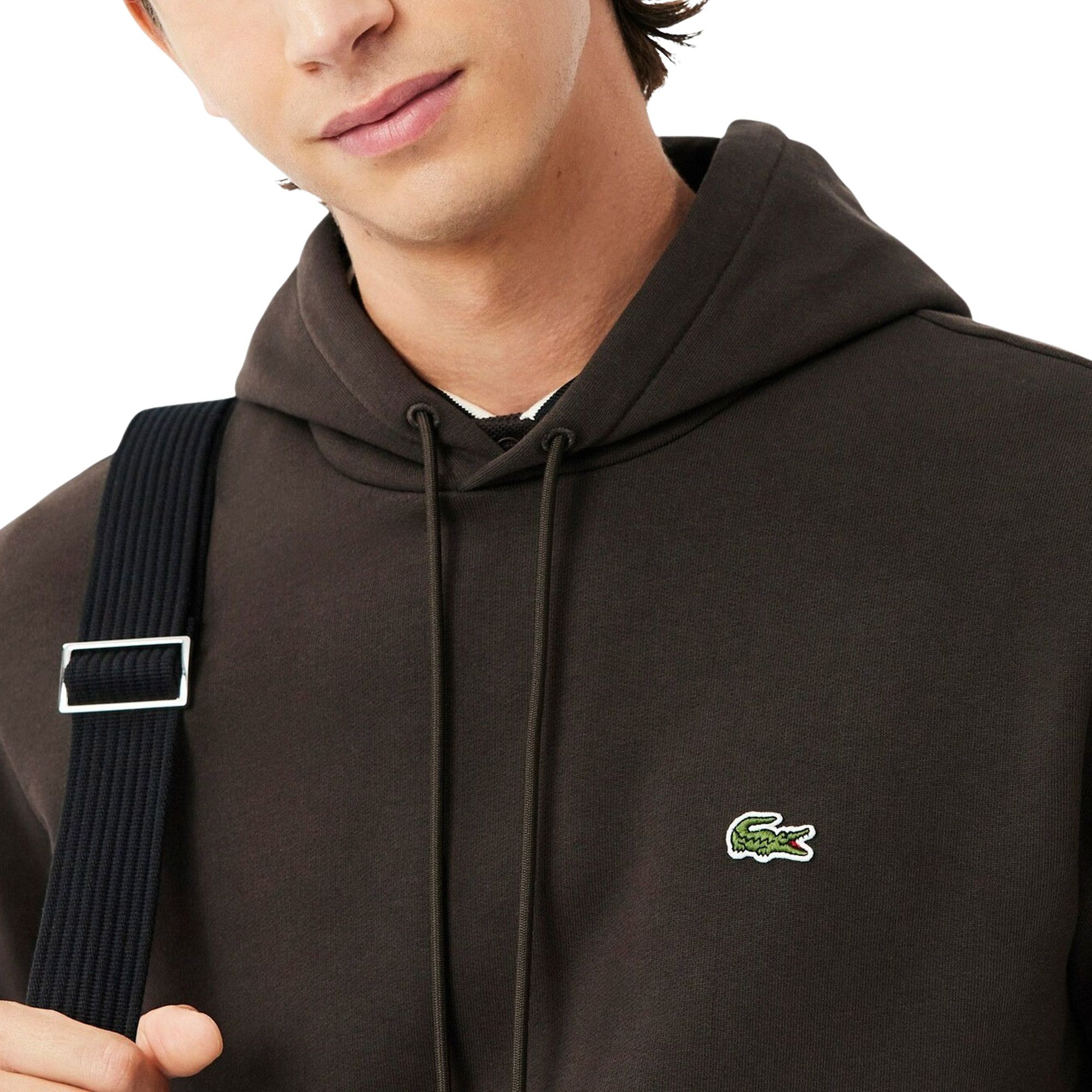 Lacoste Bio Cotton Fleece Hoodie Heren