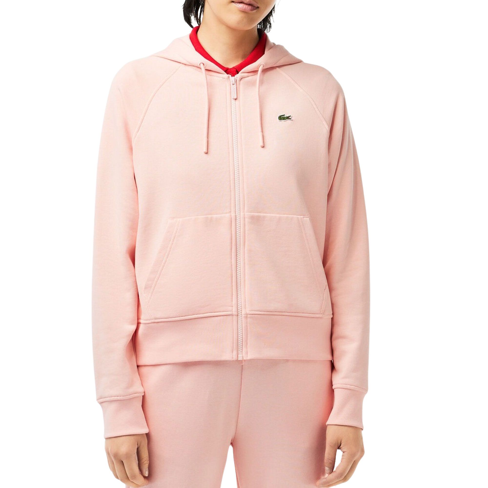 Veste Lacoste Bio Cotton Fleece Hooded Femme
