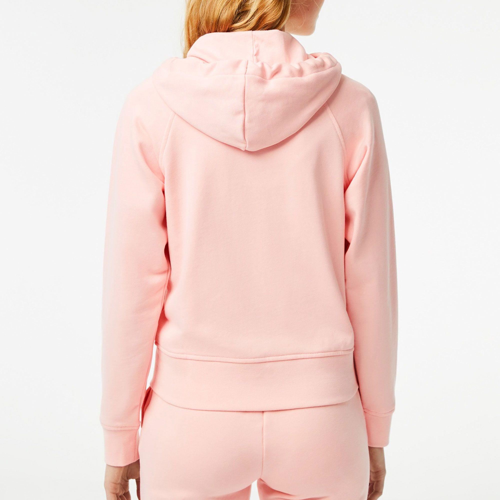 Lacoste Bio Cotton Fleece Hooded Sweatjacke Damen