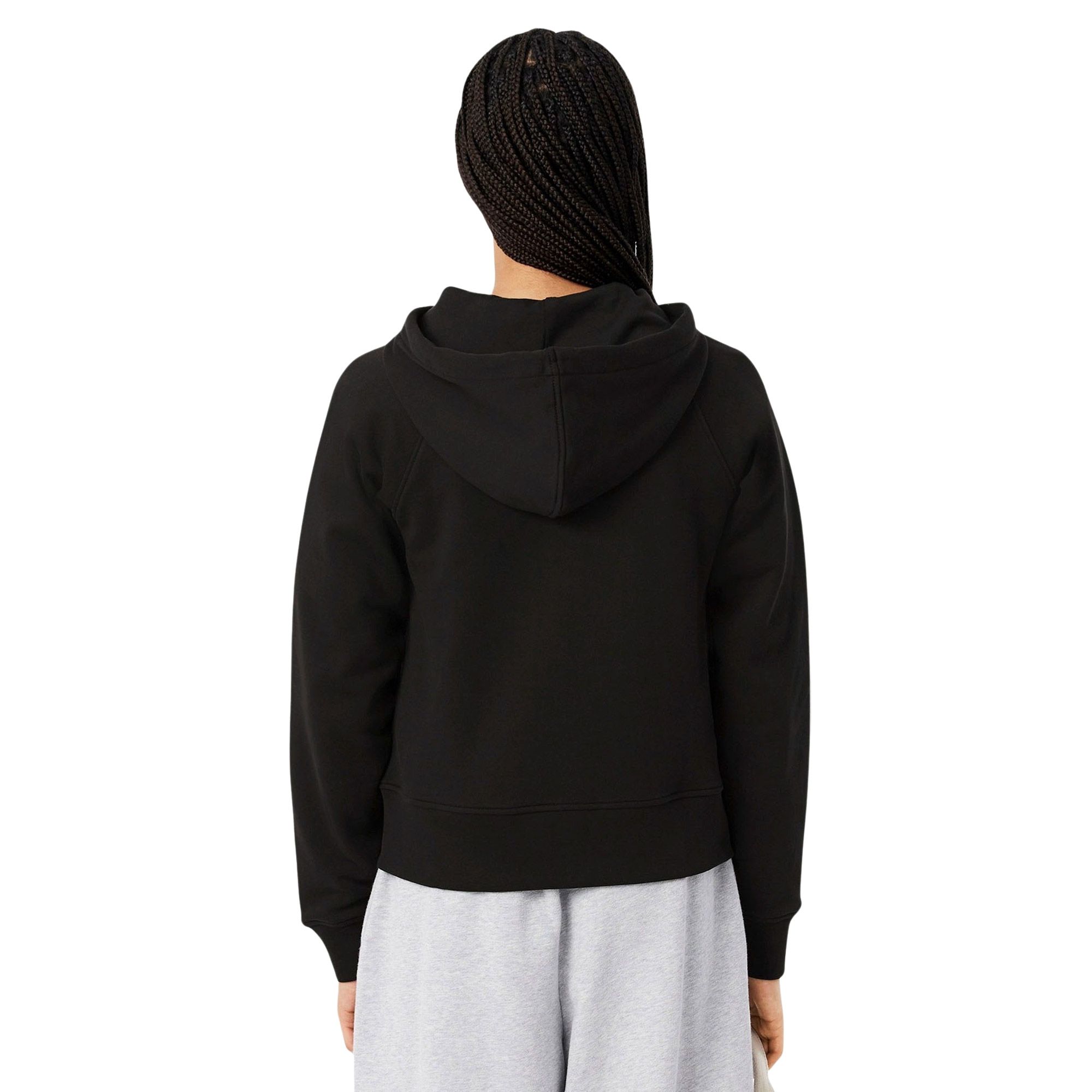 Veste Lacoste Bio Cotton Fleece Hooded Femme