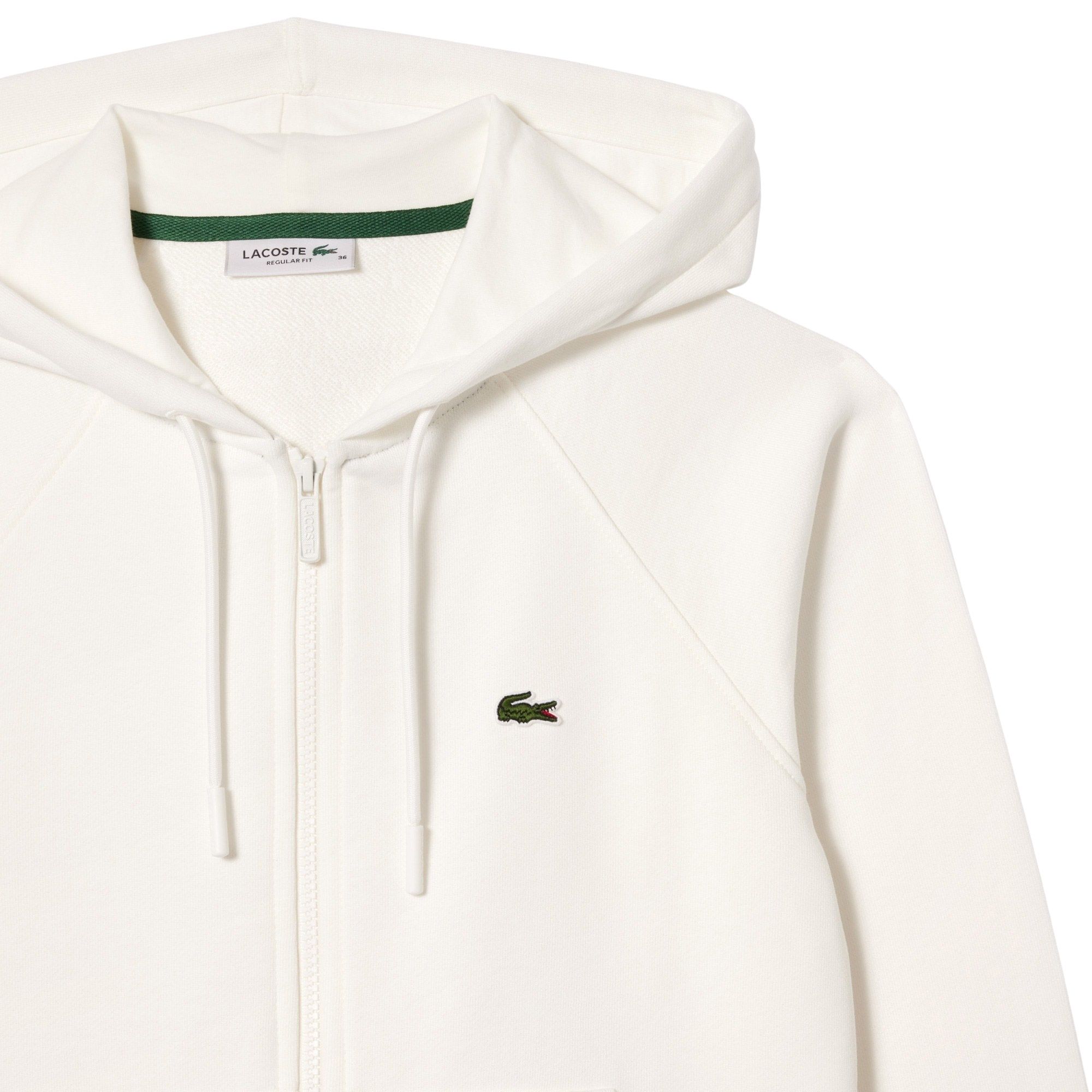 Lacoste Bio Cotton Fleece Hooded Sweatjacke Damen