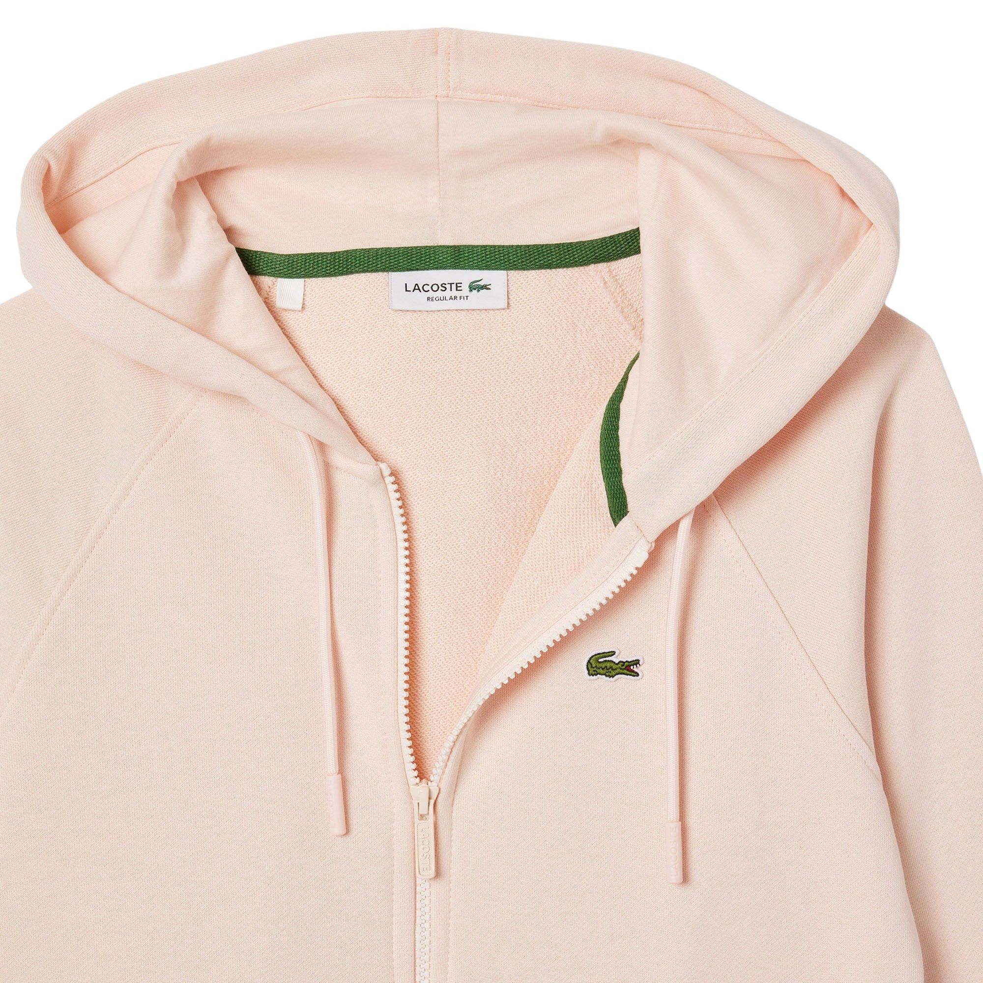 Lacoste Bio Cotton Fleece Hooded Vest Dames