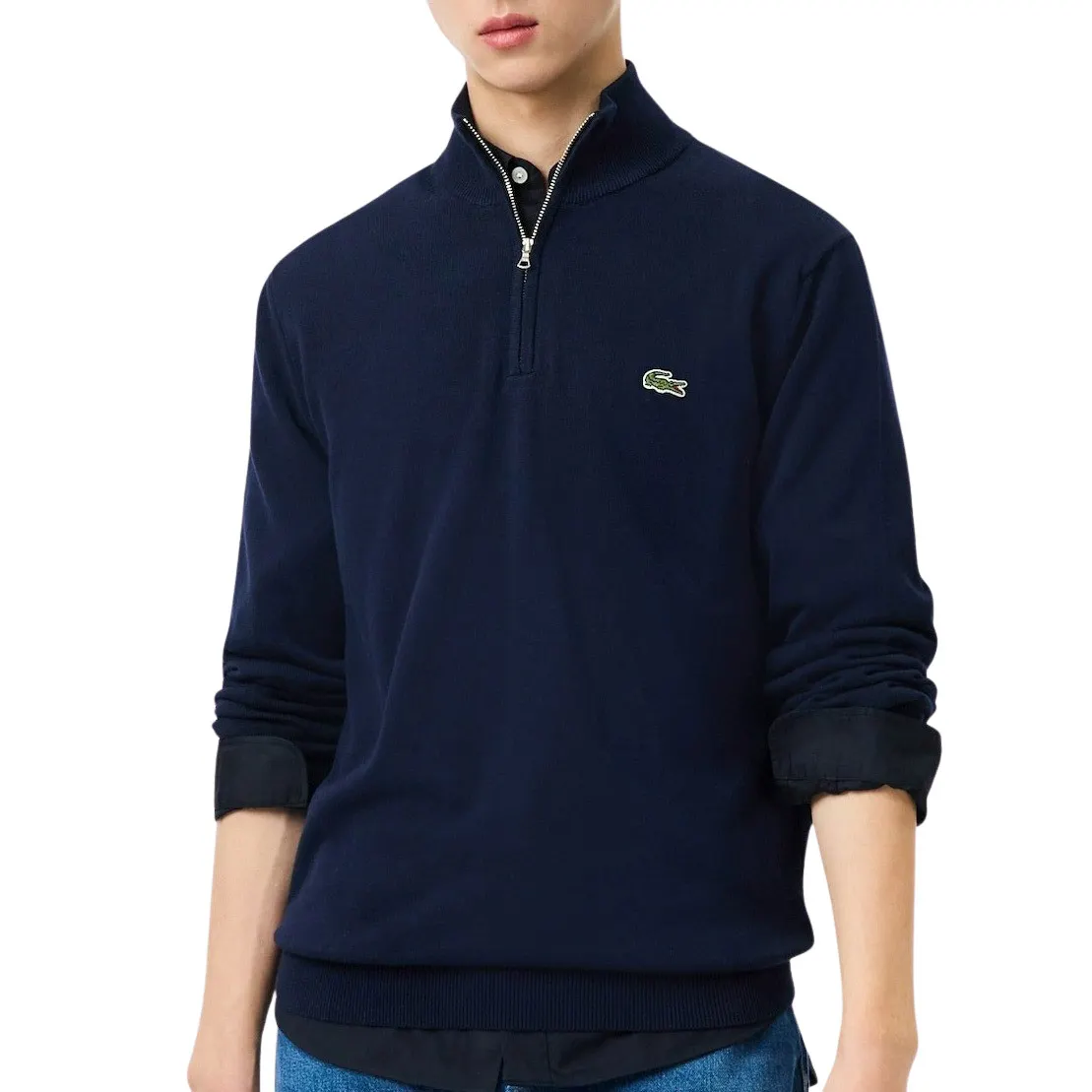 Lacoste 1/4 Zipper Sweater Heren