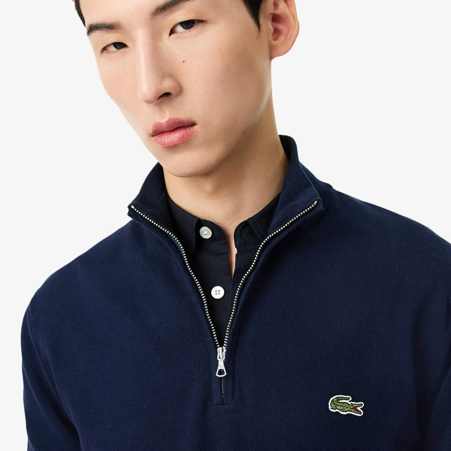 Lacoste 1/4 Zipper Sweater Heren