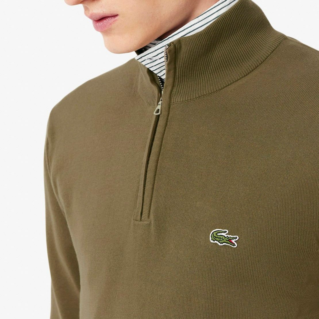 Lacoste 1/4 Zipper Sweater Heren