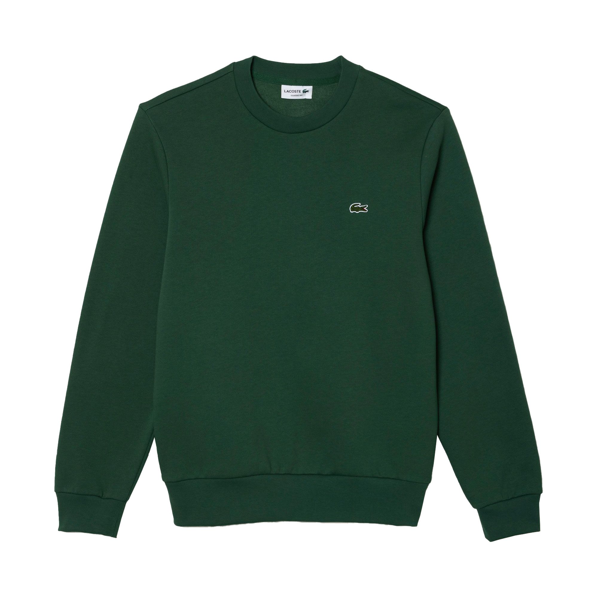 Lacoste Bio Cotton Fleece Crew Sweater Heren