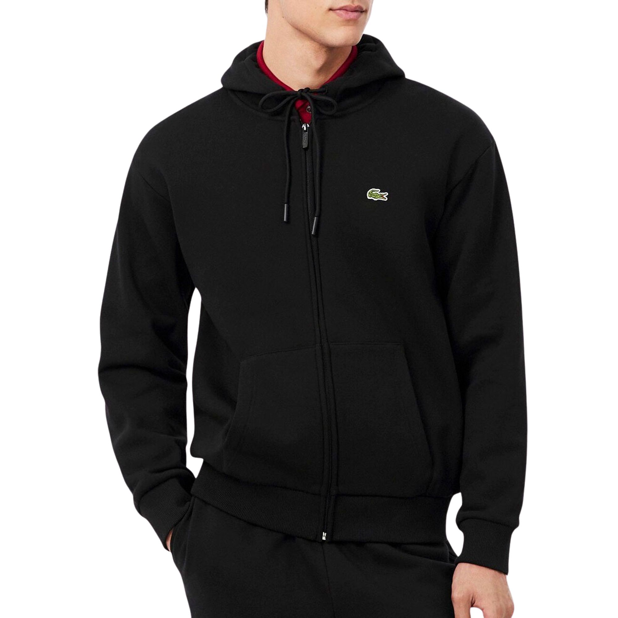 Lacoste Full-Zip Fleece Hoodie Men