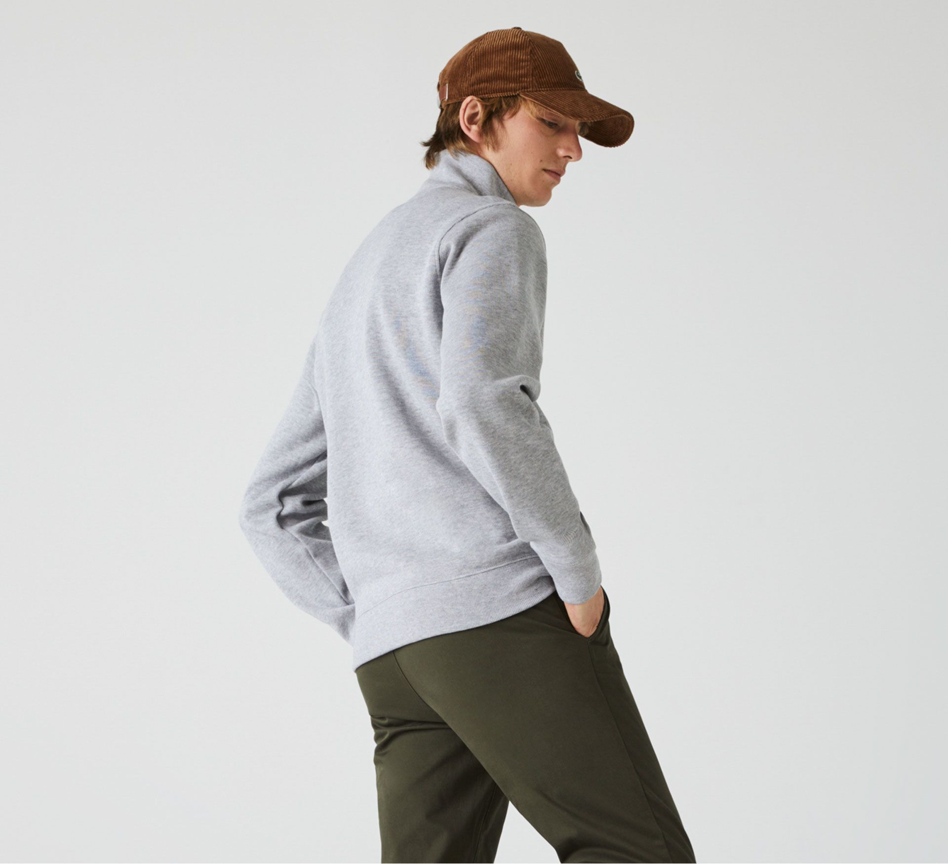 Lacoste Zip Stand-Up Collar Sweater Heren