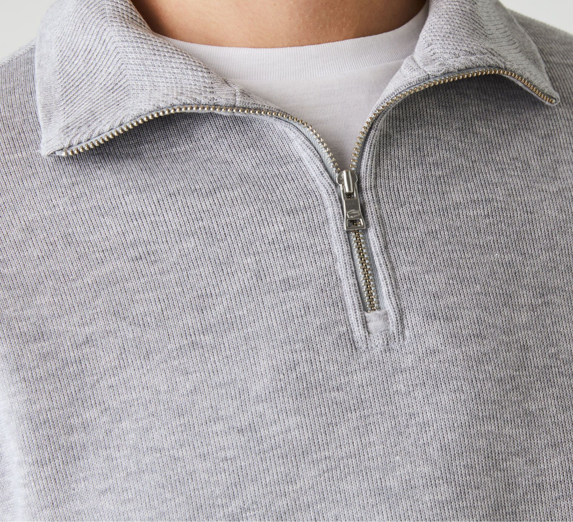 Lacoste Zip Stand-Up Collar Sweater Heren