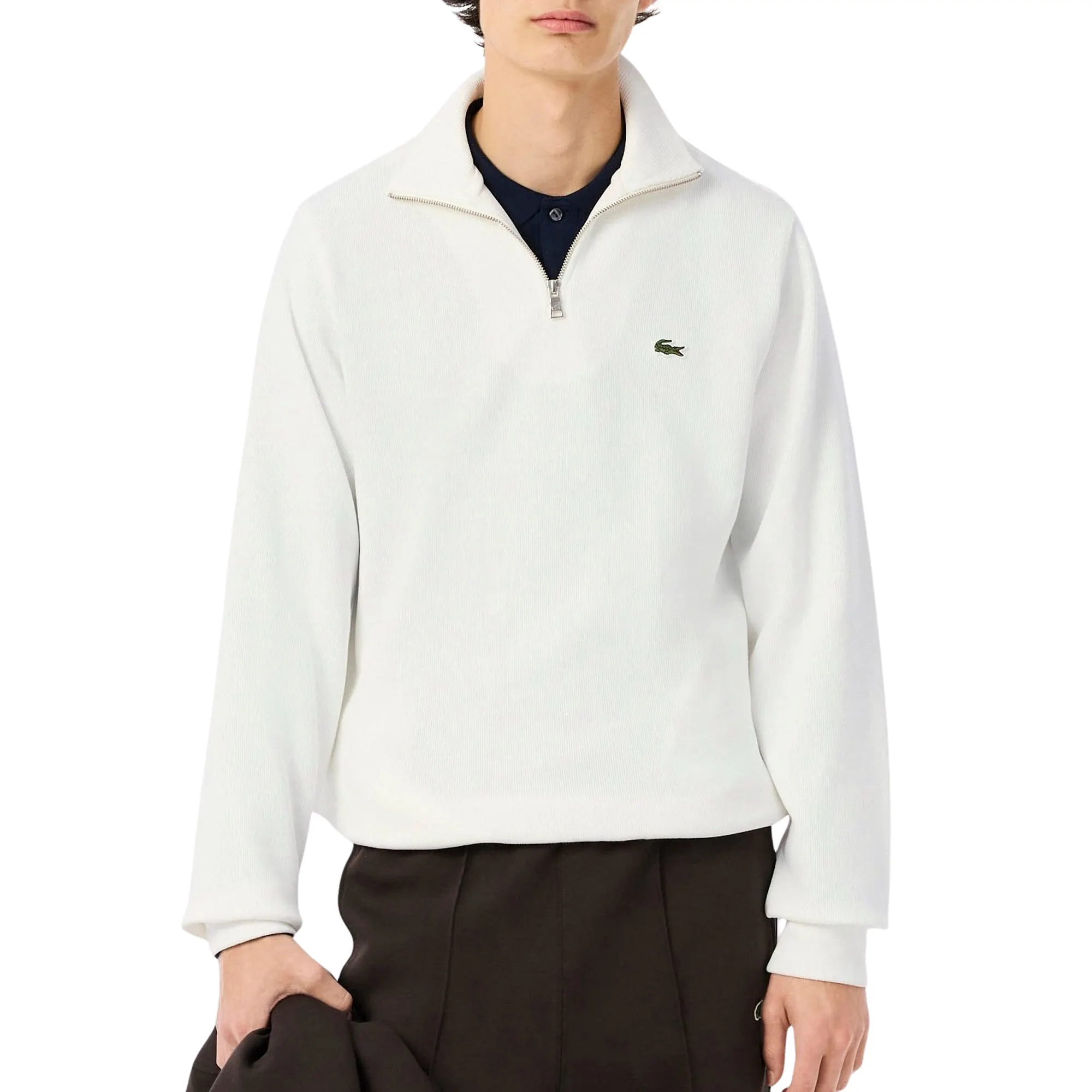 Lacoste Zip Stand-Up Collar Sweater Heren