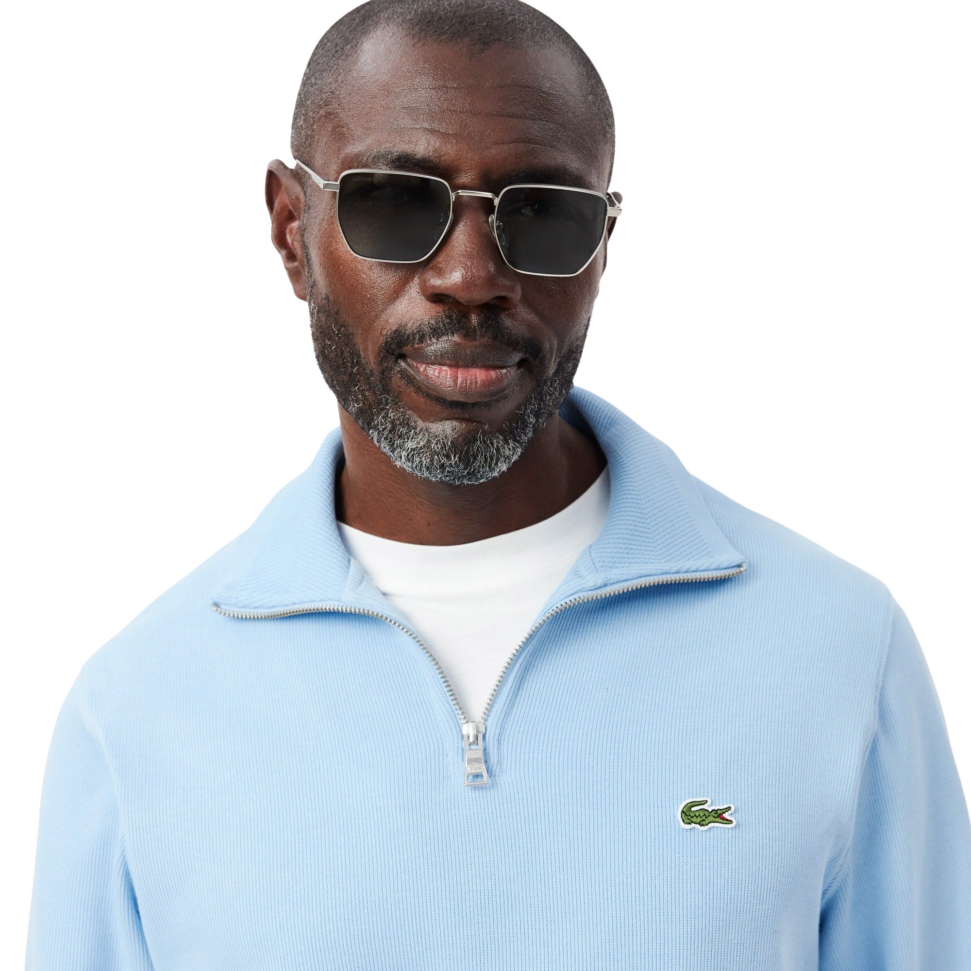 Lacoste Zip Stand-Up Collar Sweater Heren