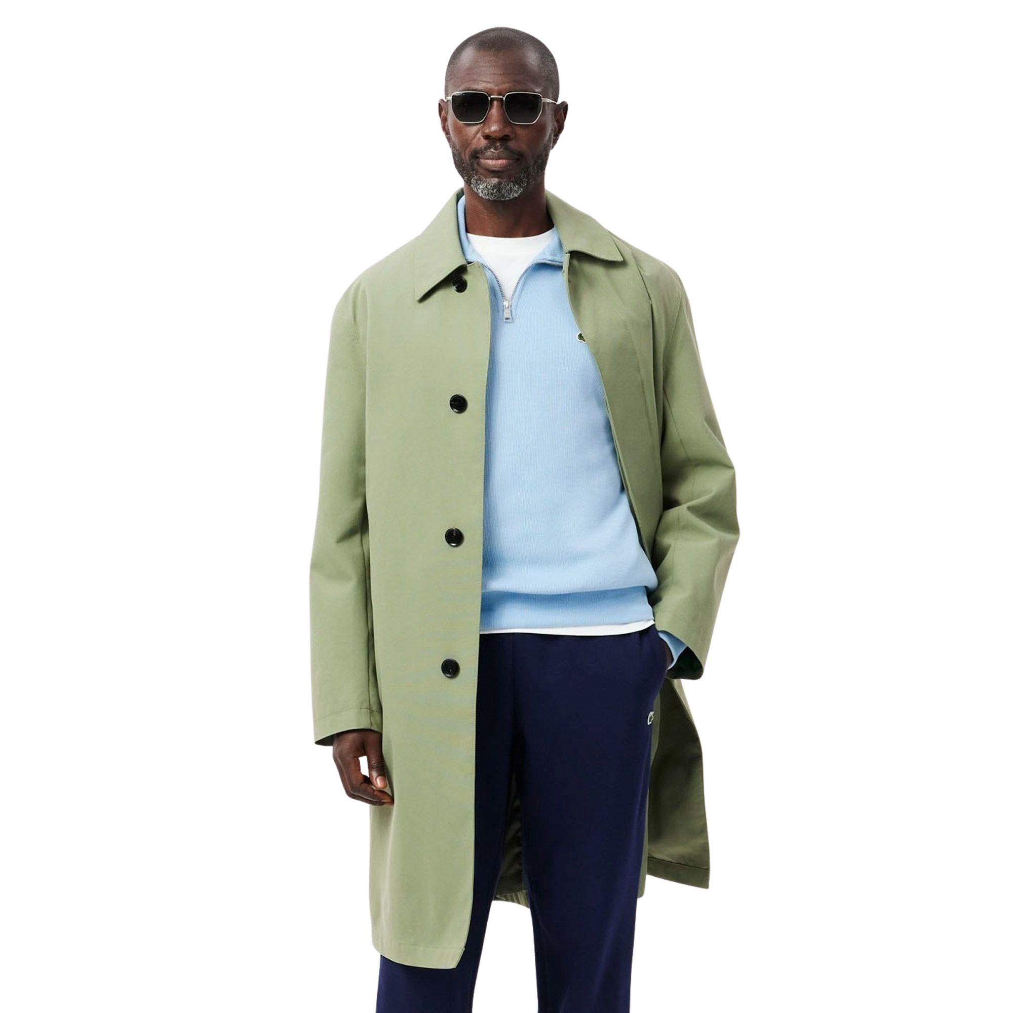 Lacoste Zip Stand-Up Collar Sweater Heren